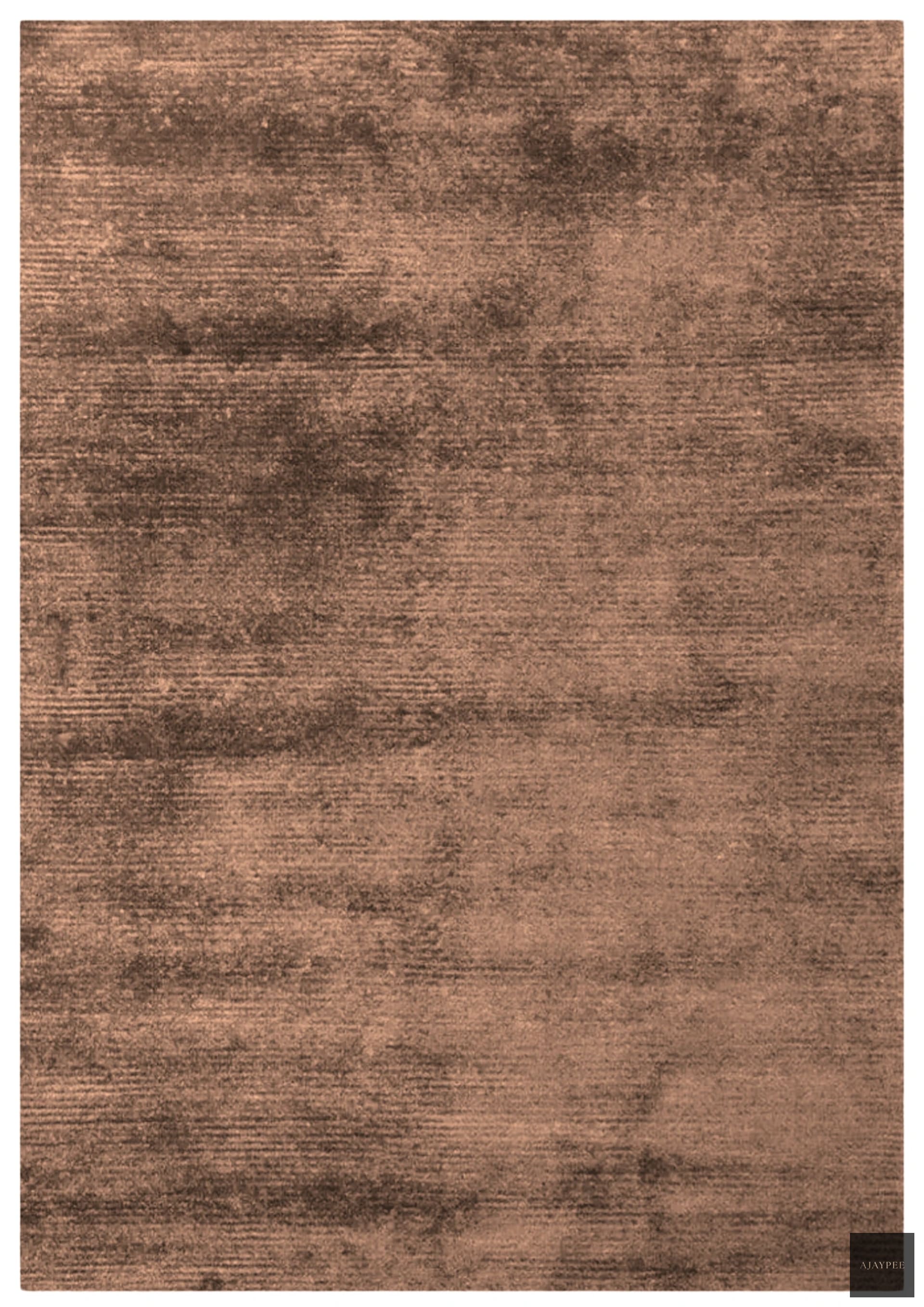 Viscose HandKnotted Carpet  Parallel Wrap Mocha Mist - Cotton - Hand Knotted - Ajaypee Carpets (View 1)