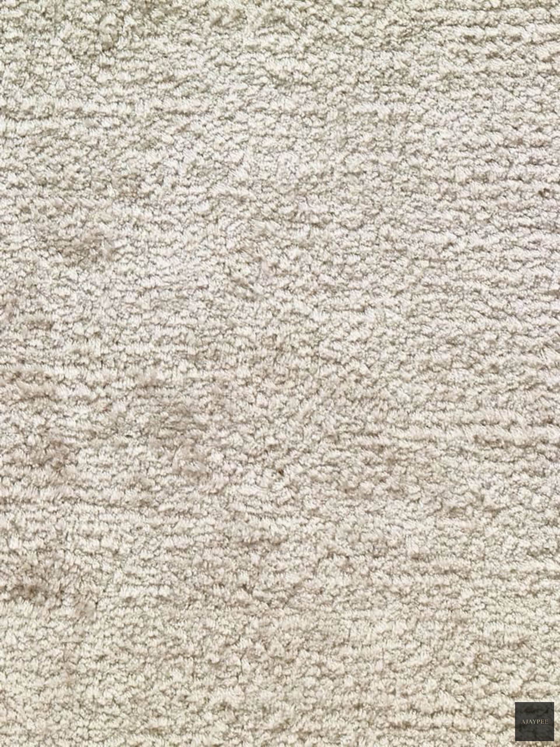 Viscose HandKnotted Carpet  Pile Taupe - Cotton - Hand Knotted - Ajaypee Carpets (Thumbnail 3)