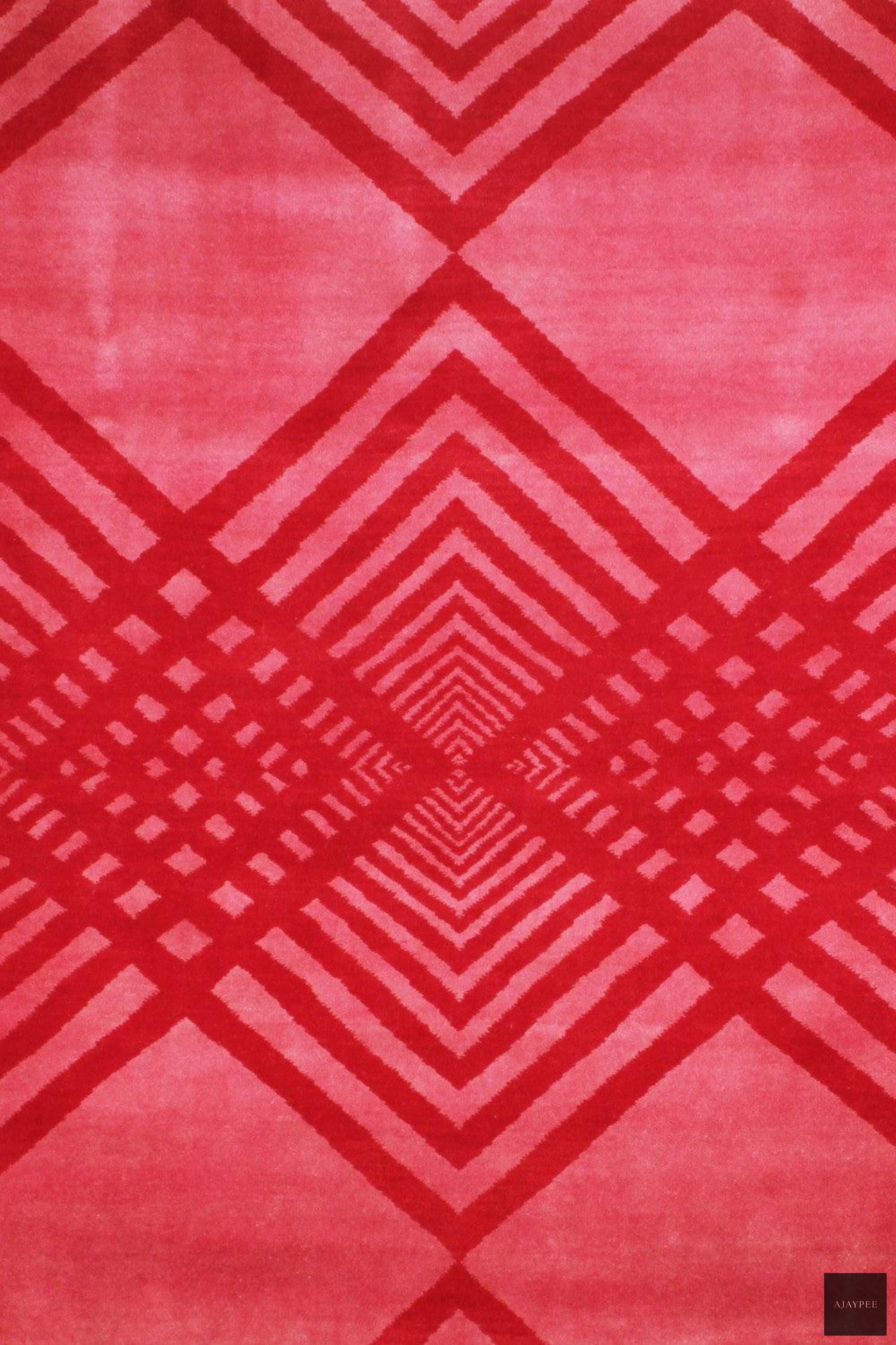 Wool HandKnotted Carpet-Crimson Classic - Cotton - Hand Knotted - Ajaypee Carpets (Thumbnail 3)