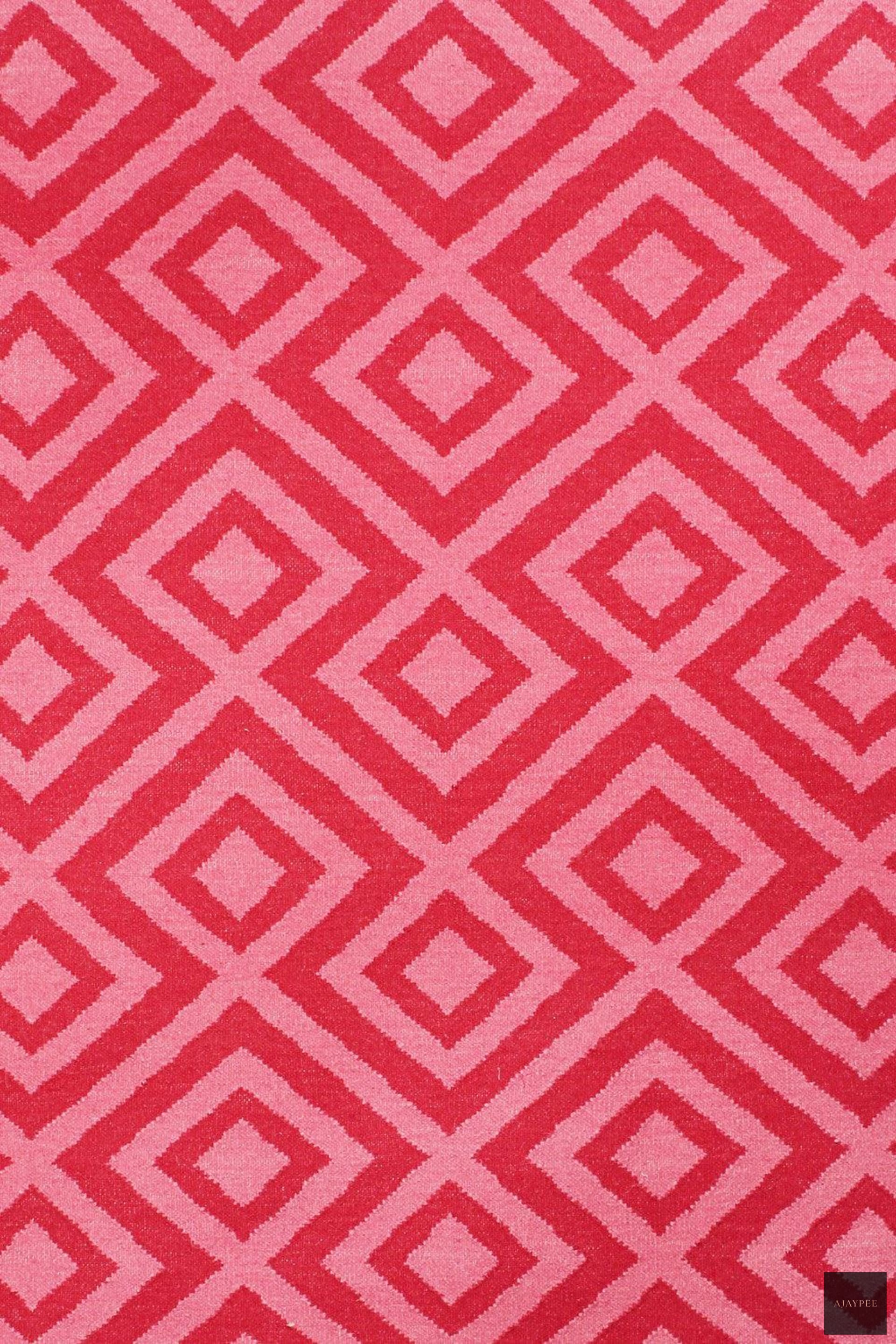 Wool HandWoven Rug-Strink - Cotton - Flatweave - Ajaypee Carpets (View 1)