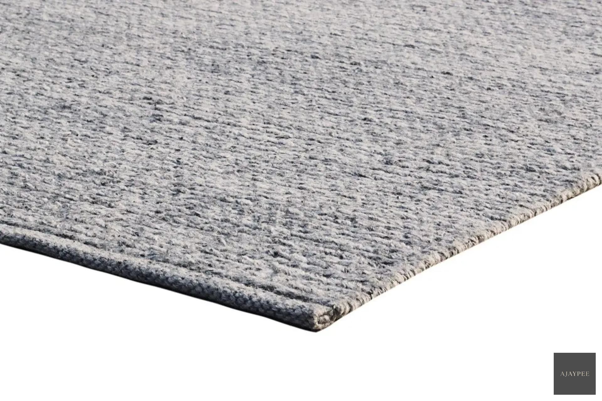 Bamboo Handwoven Rug _Somekh - Wool & Silk Blend - Flatweave - Ajaypee Carpets (Thumbnail 5)
