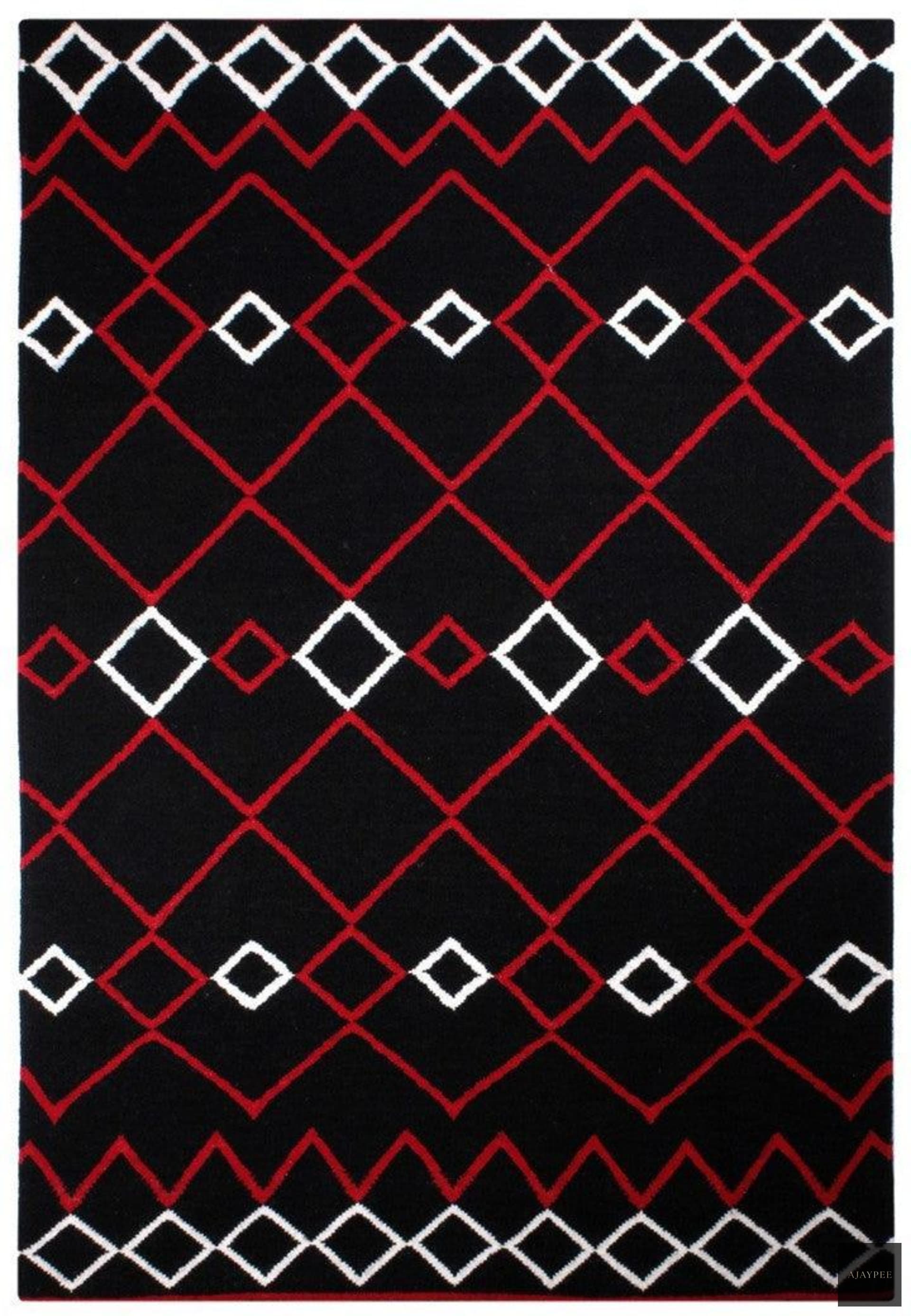 Wool Handwoven Rug_Vera Red – Cotton Flatweave handmade carpet by Ajaypee Carpets