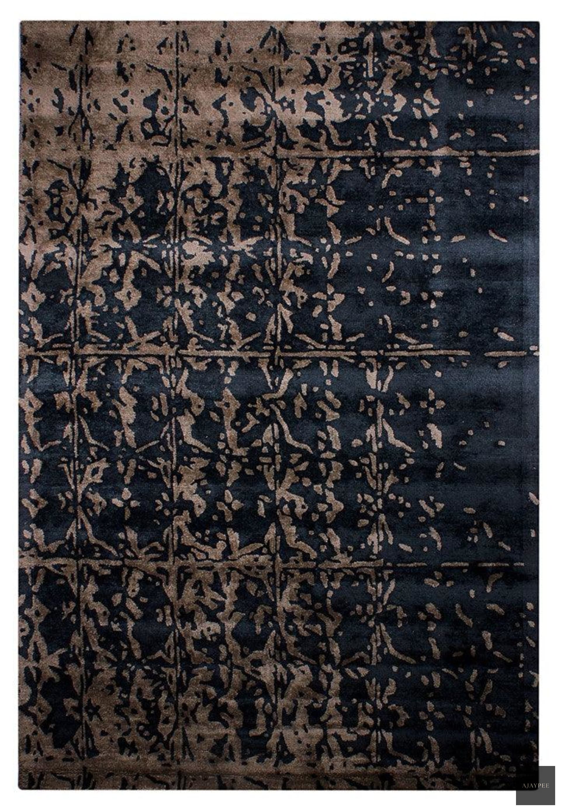 Bamboo Silk HandTufted Carpet_Clavis – Cotton Hand Tufted handmade carpet by Ajaypee Carpets