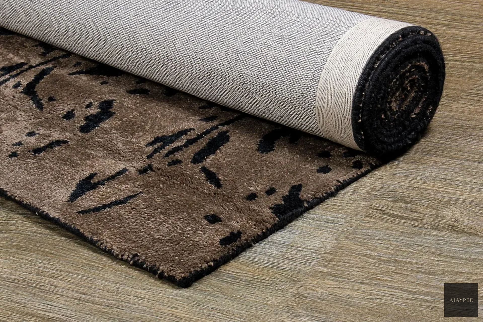 Bamboo Silk HandTufted Carpet_Clavis - Cotton - Hand Tufted - Ajaypee Carpets (Thumbnail 3)