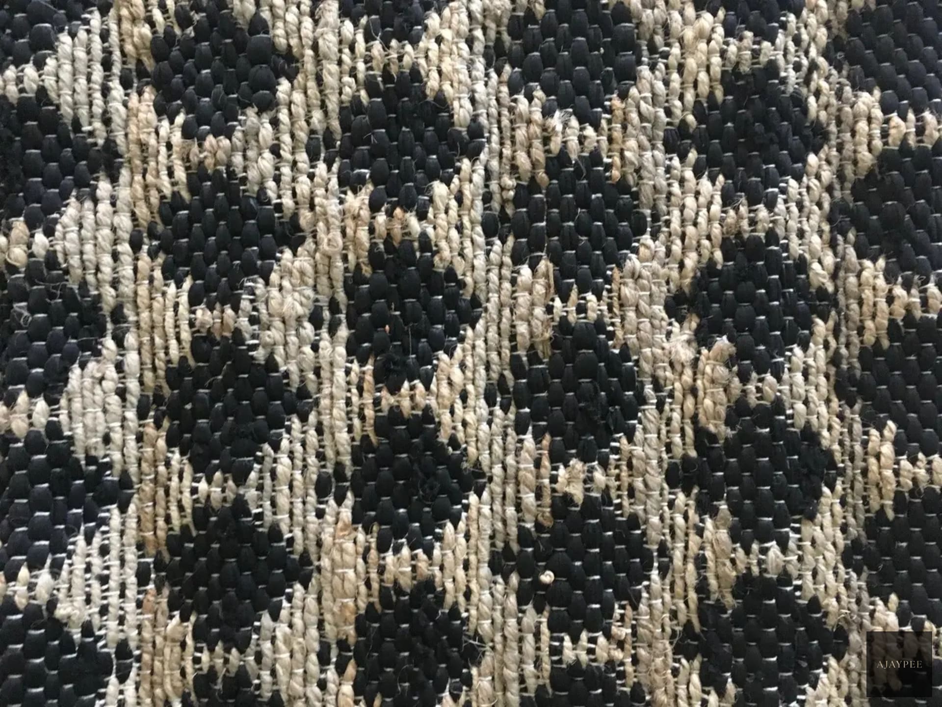 Cotton & Hemp Handwoven Rug:Tahiti - Jute - Hand Woven - Ajaypee Carpets (Thumbnail 5)