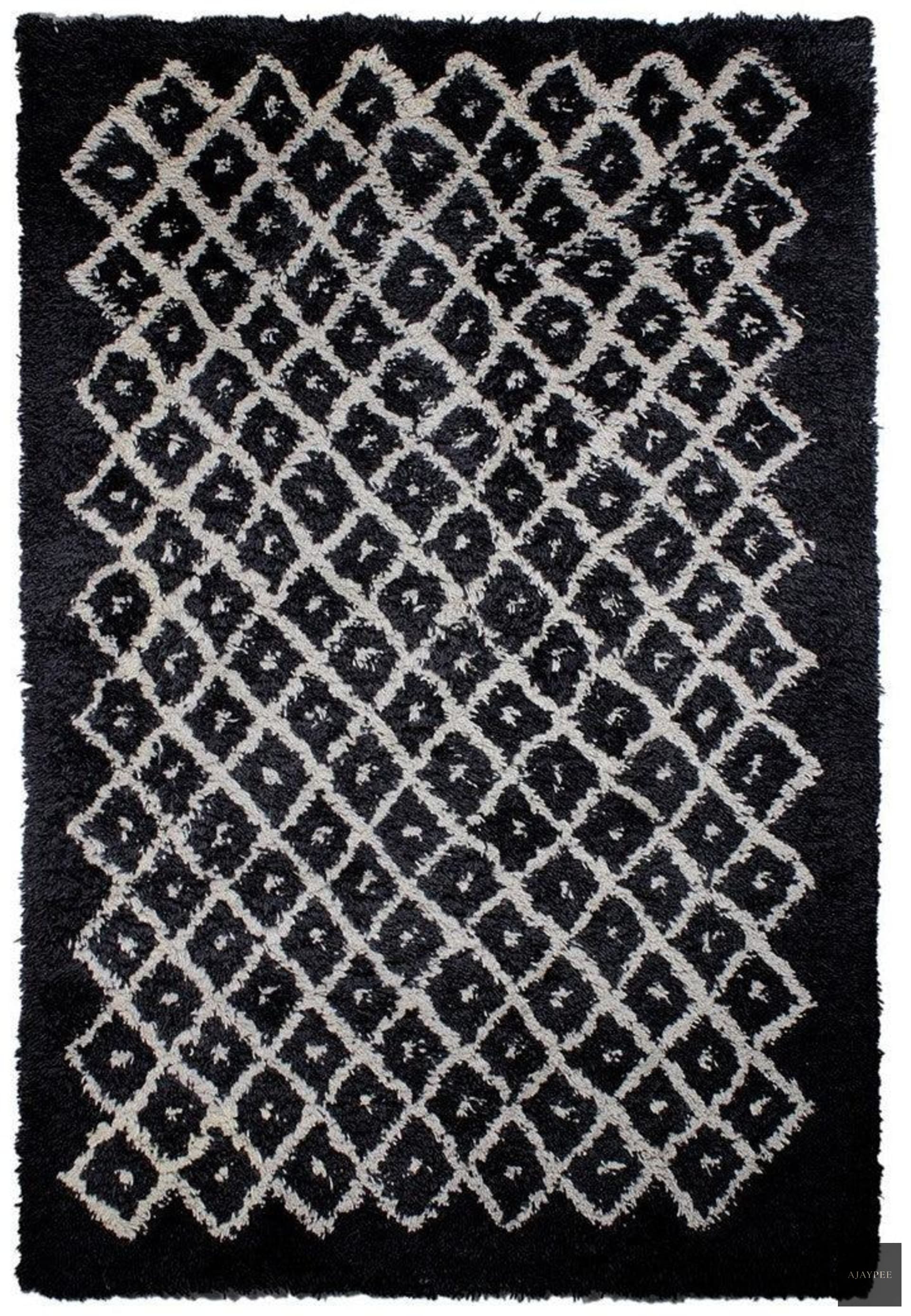 Wool HandTufted Carpet_Cross - Cotton - Hand Knotted - Ajaypee Carpets