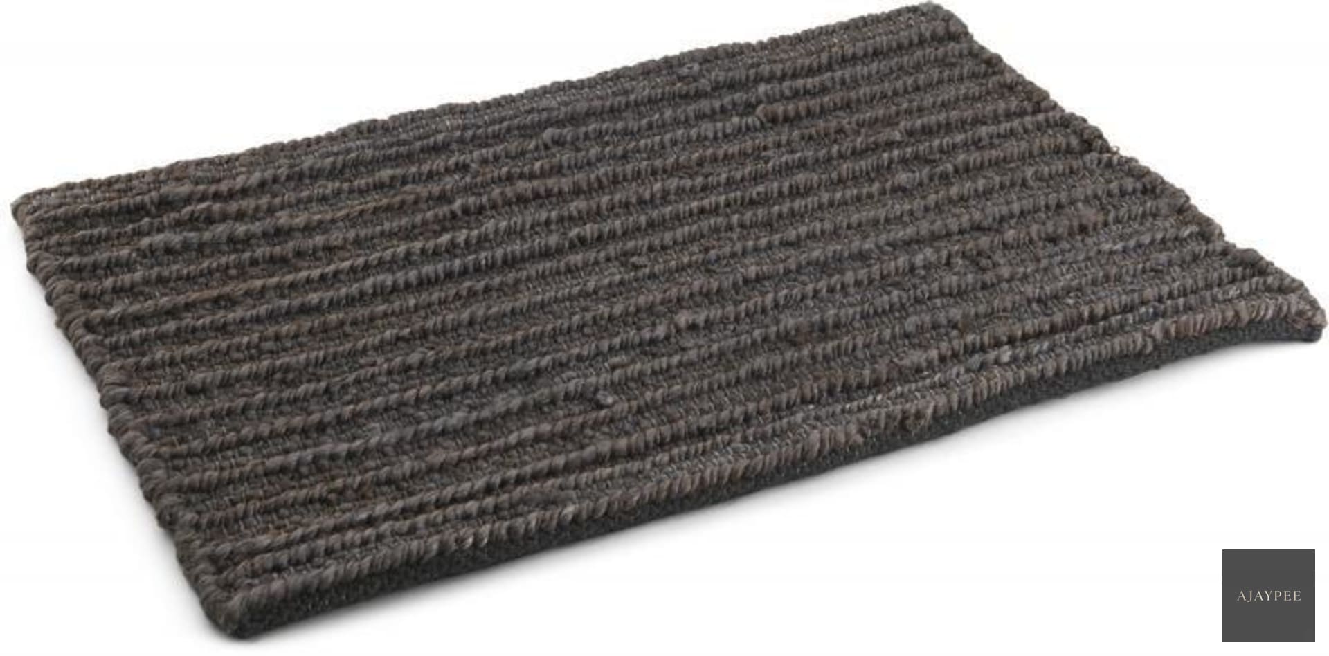 Doormat_Hemp Handwoven Ribbon - Hemp - Hand Woven - Ajaypee Carpets