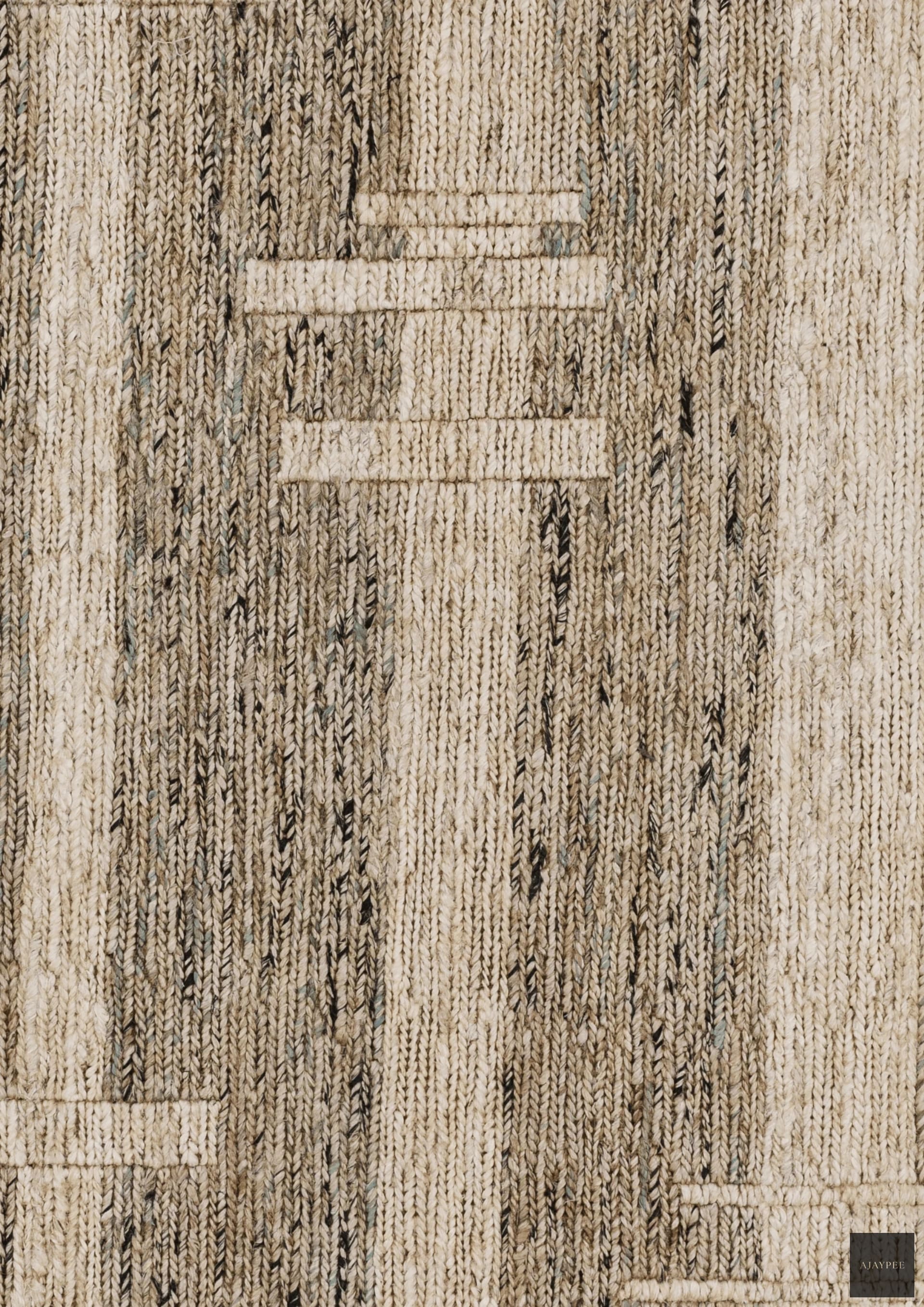 Hemp Hand Woven Rug _ Eco Layers - Jute - Flatweave - Ajaypee Carpets (Thumbnail 4)