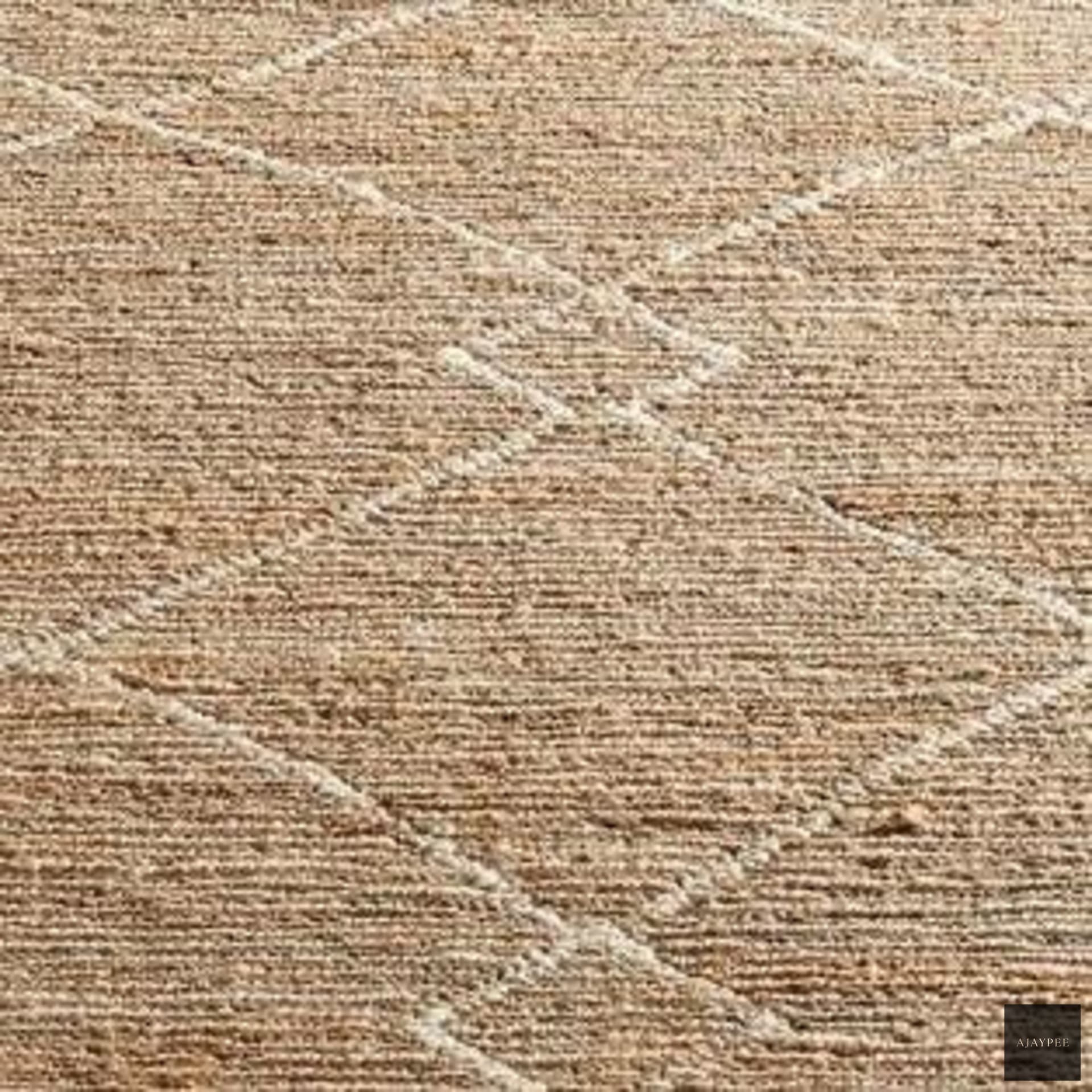 Hemp Hand Woven Rug _ Gabie - Jute - Flatweave - Ajaypee Carpets (Thumbnail 4)