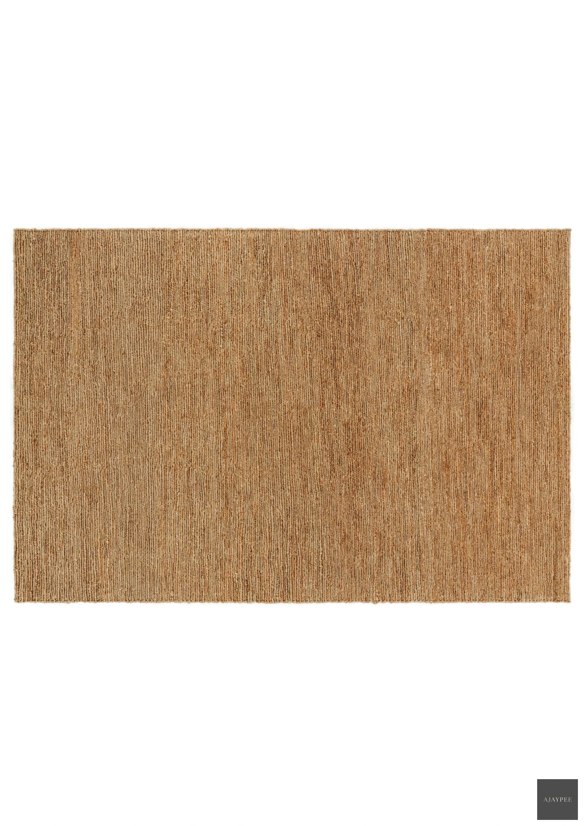 Hemp Hand Woven Rug _ Natural Lines - Jute - Hand Woven - Ajaypee Carpets (Thumbnail 4)