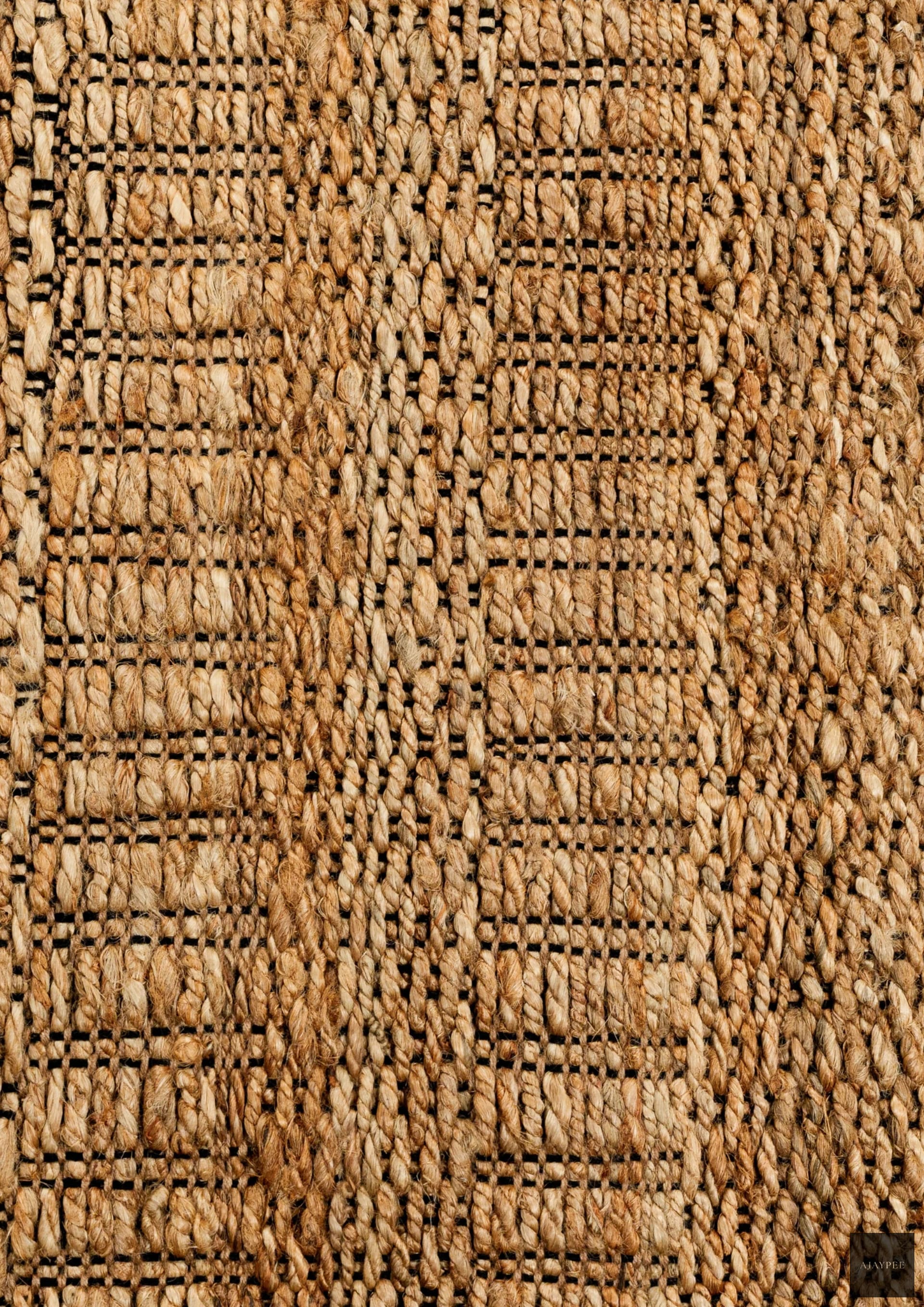 Hemp Hand Woven Rug _Noble Terrain - Jute - Hand Woven - Ajaypee Carpets (Thumbnail 2)
