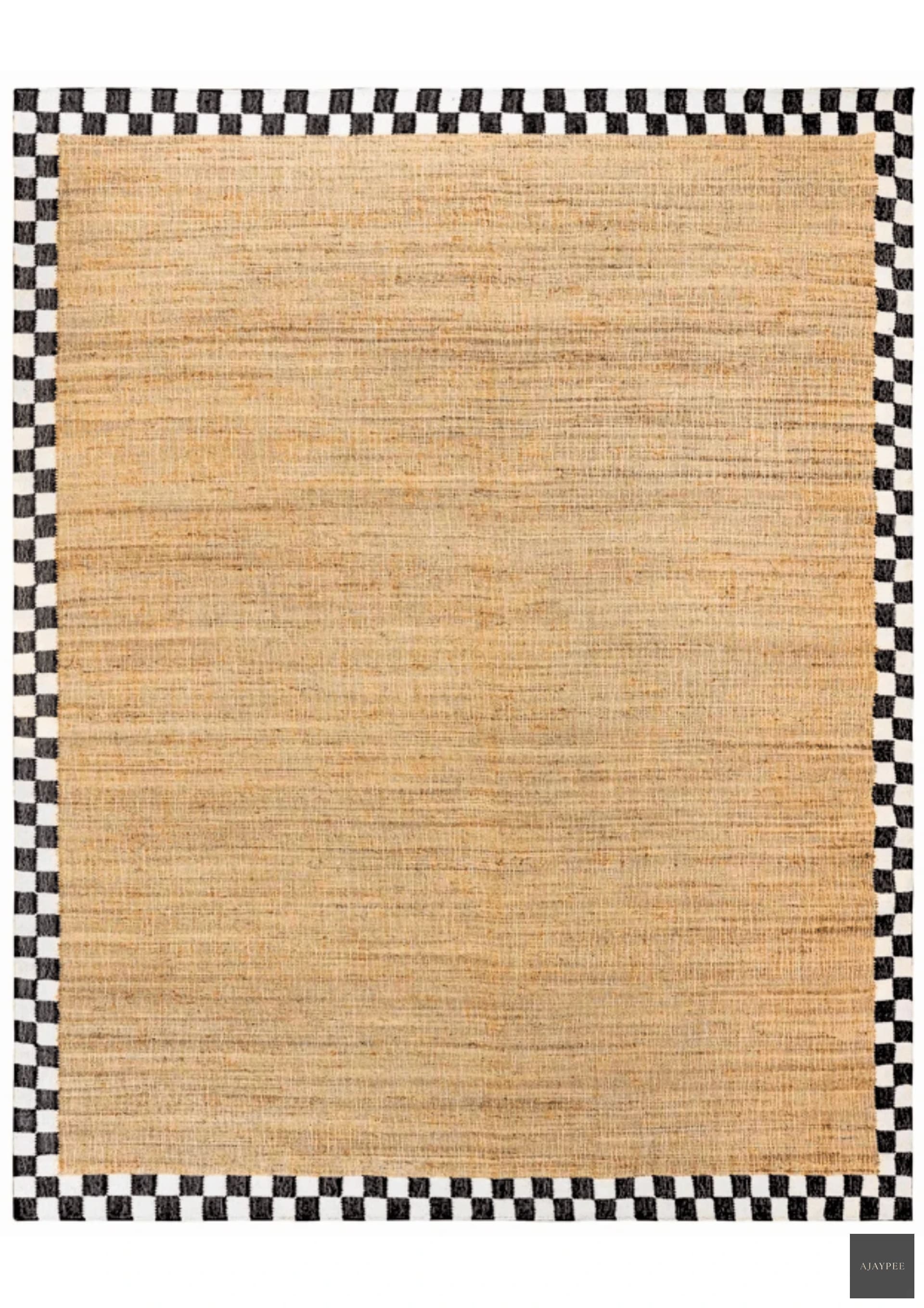 Hemp Hand Woven Rug _Noora - Jute - Flatweave - Ajaypee Carpets