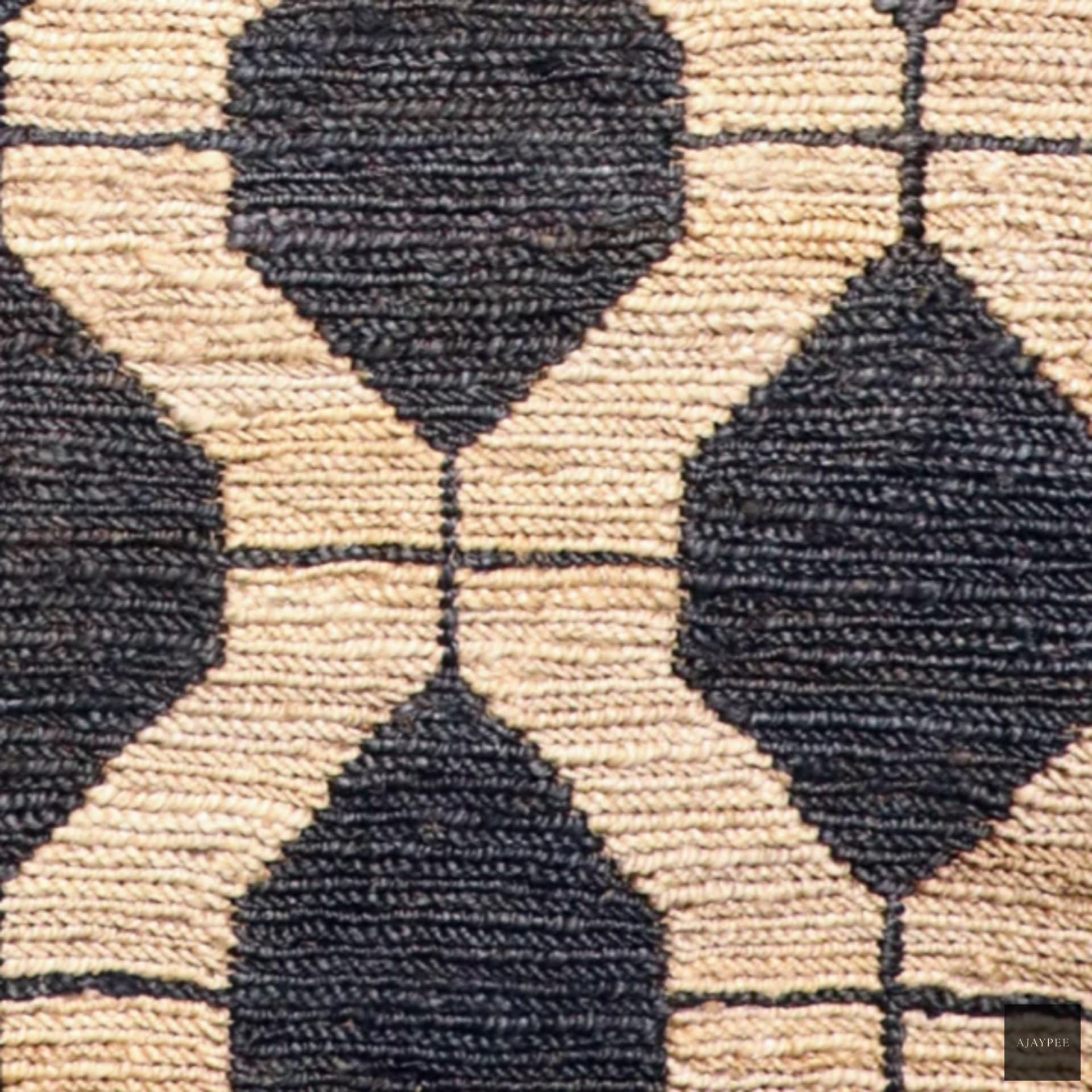 Hemp Hand Woven Rug _Rory - Jute - Flatweave - Ajaypee Carpets (Thumbnail 2)