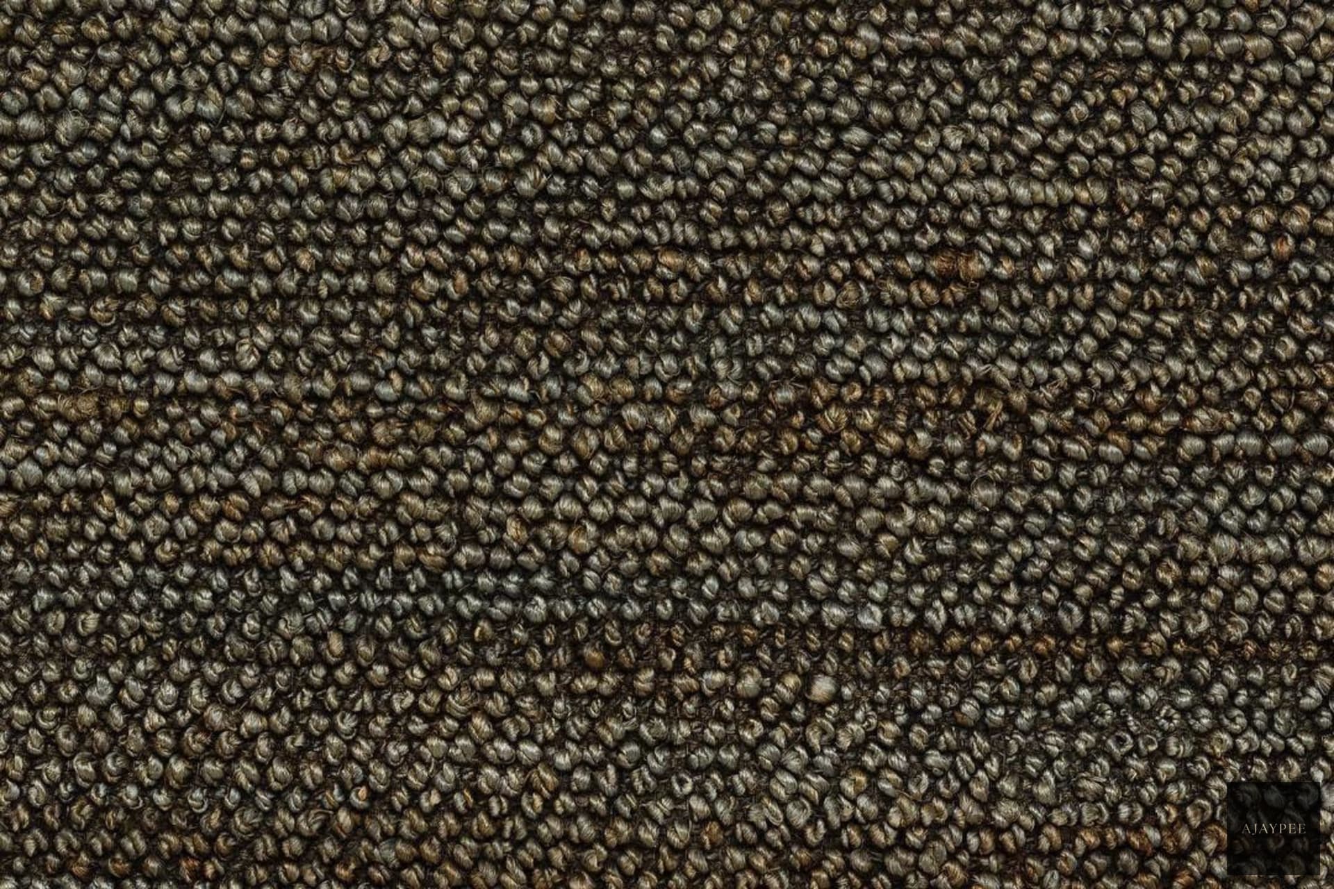 Hemp Hand Woven Rug: Grey Loop - Jute - Flatweave - Ajaypee Carpets (Thumbnail 3)