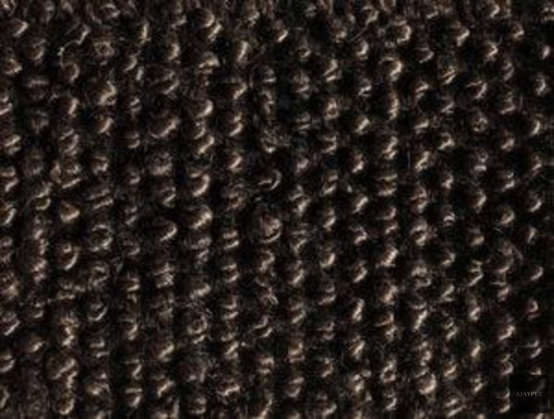 Hemp Hand Woven Rug: Black Loop - Jute - Hand Woven - Ajaypee Carpets (Thumbnail 2)