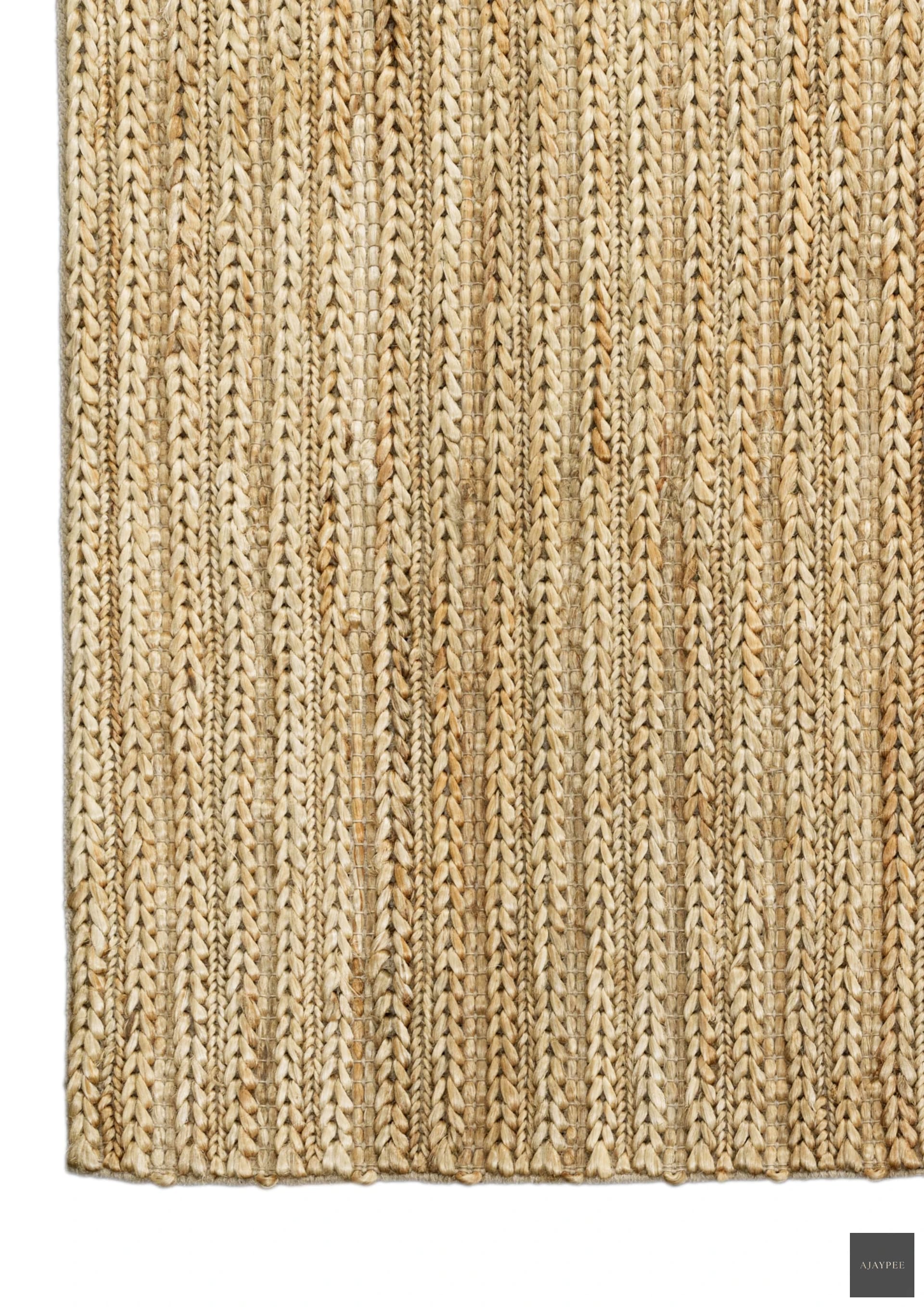 Hemp Hand Woven Rug_Niva - Jute - Flatweave - Ajaypee Carpets (Thumbnail 3)
