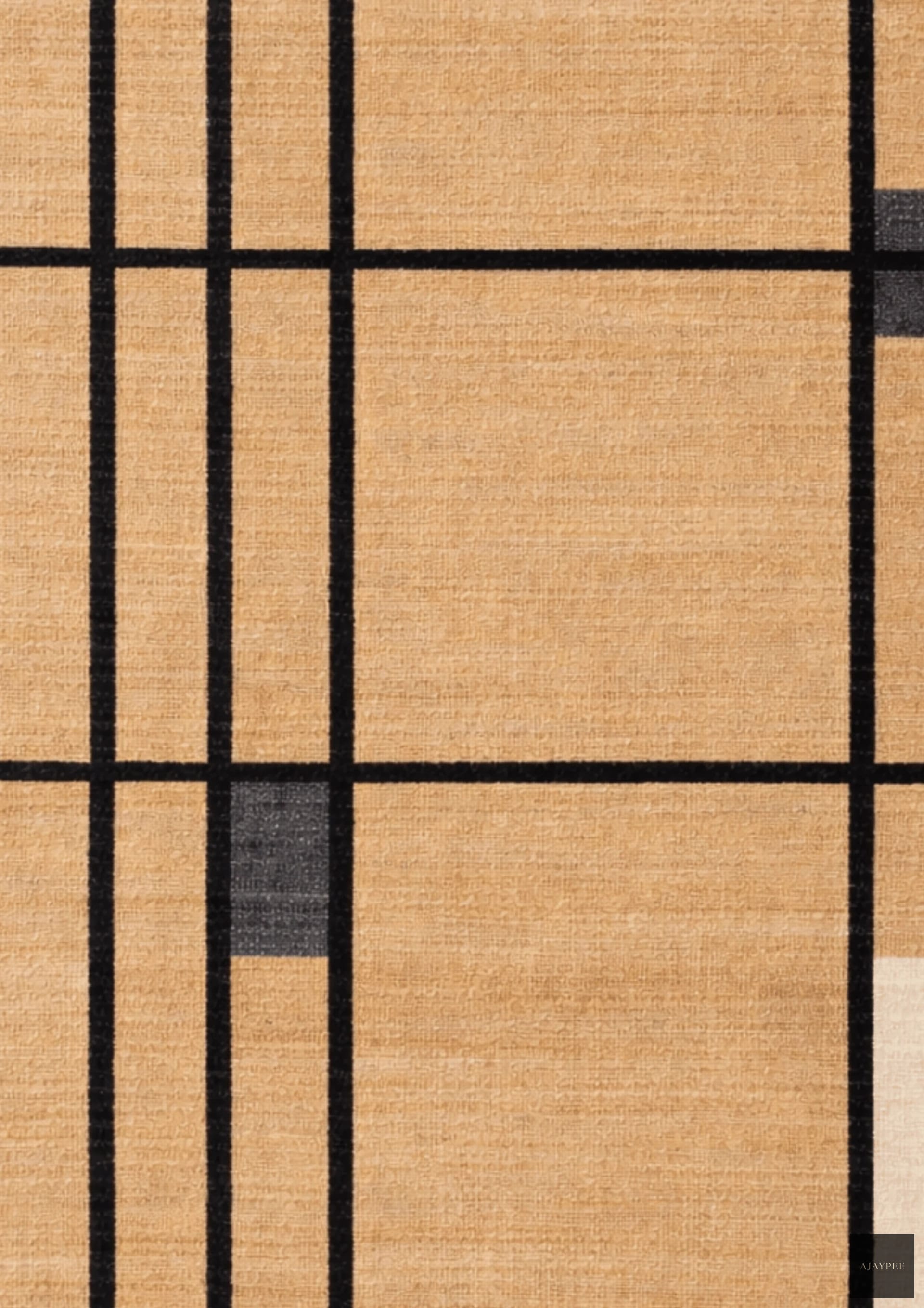 Hemp Handwoven Panja Rug_ Ruteline - Jute - Hand Woven - Ajaypee Carpets (Thumbnail 5)