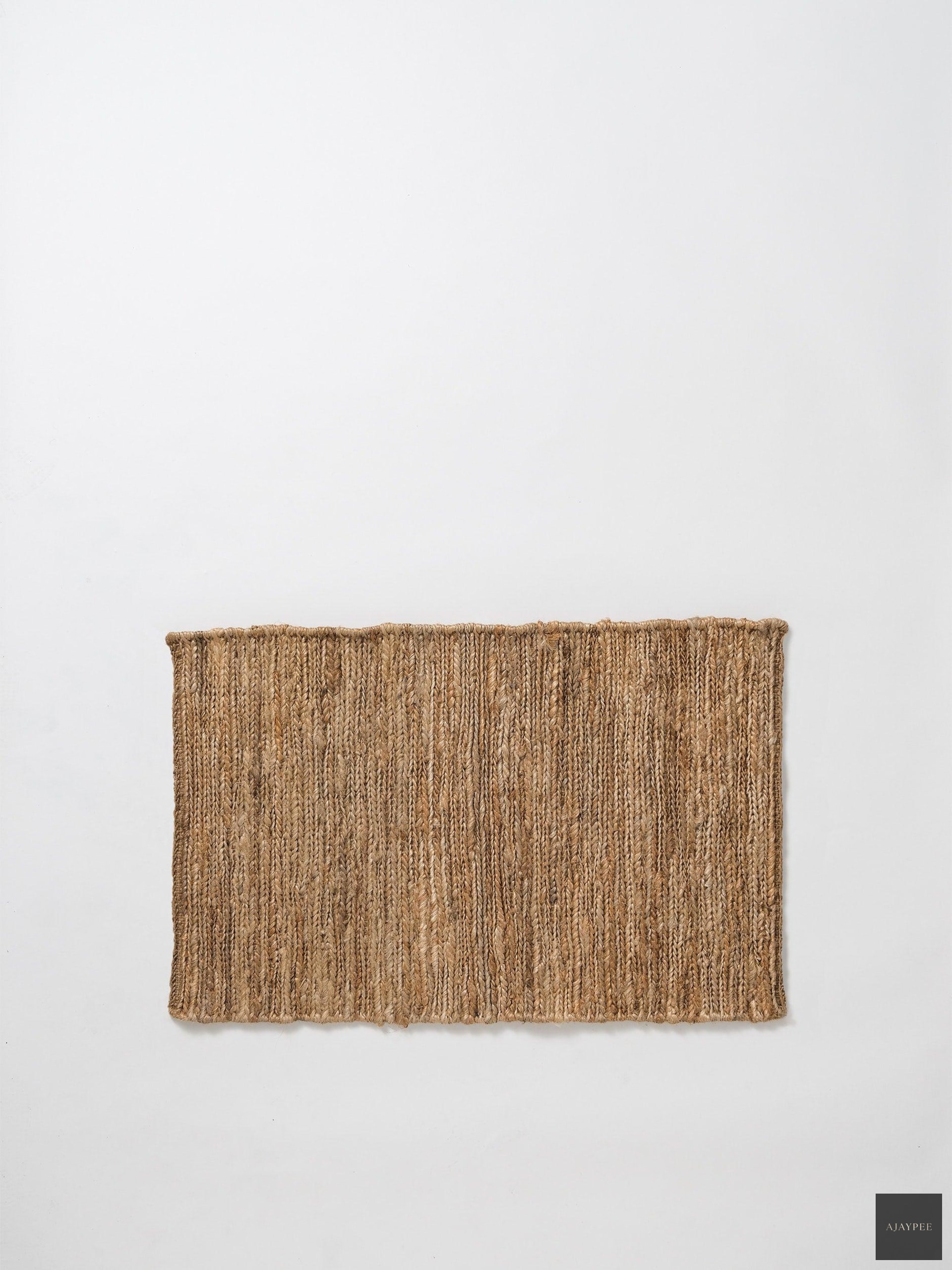 Hemp HandWoven Rug _ Somekh - Jute - Hand Woven - Ajaypee Carpets (Thumbnail 5)