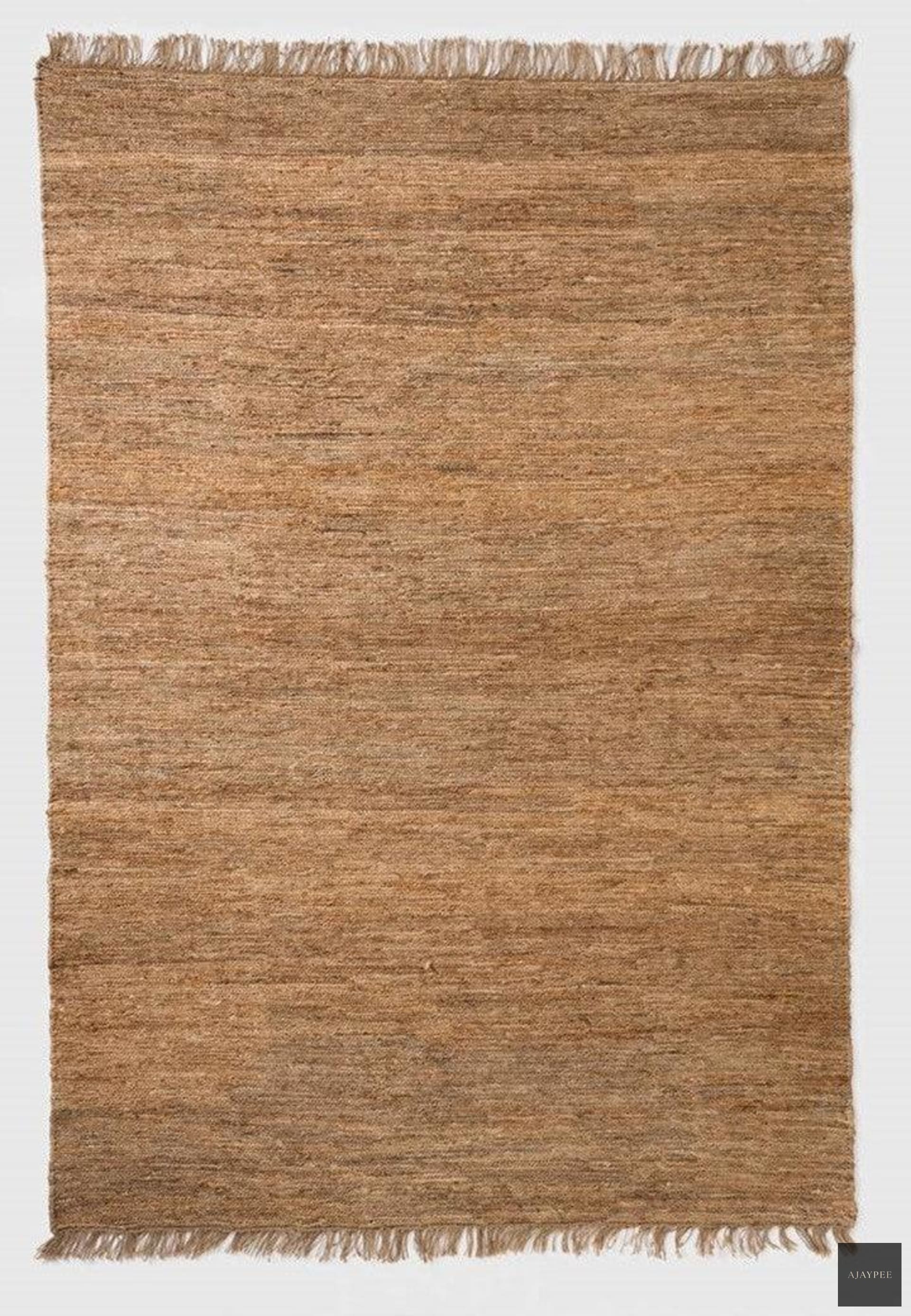 Hemp HandWoven Rug _ Somekh - Jute - Hand Woven - Ajaypee Carpets (Thumbnail 6)