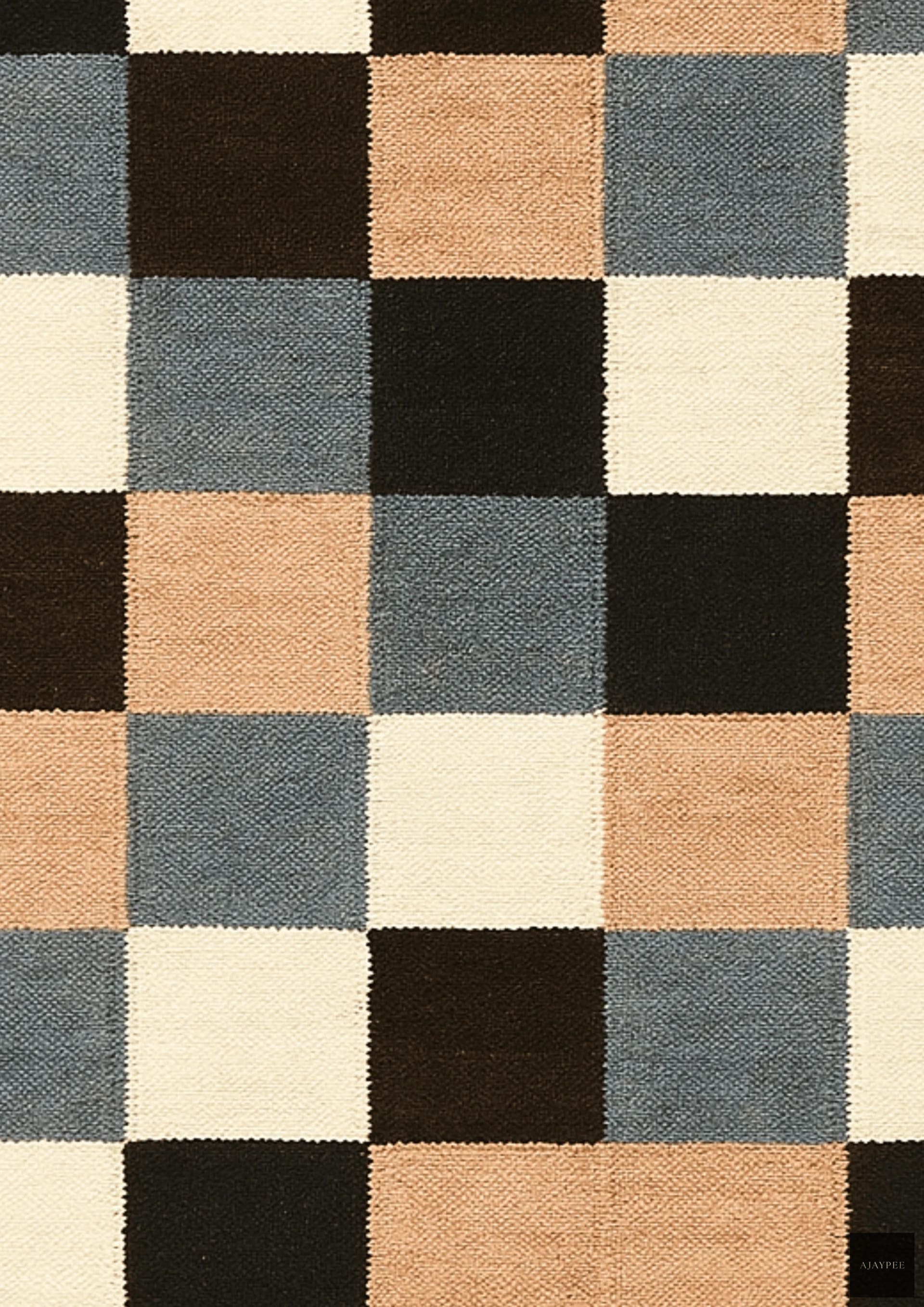 Hemp Handwoven Rug_ Rutan - Hemp - Flatweave - Ajaypee Carpets (Thumbnail 3)