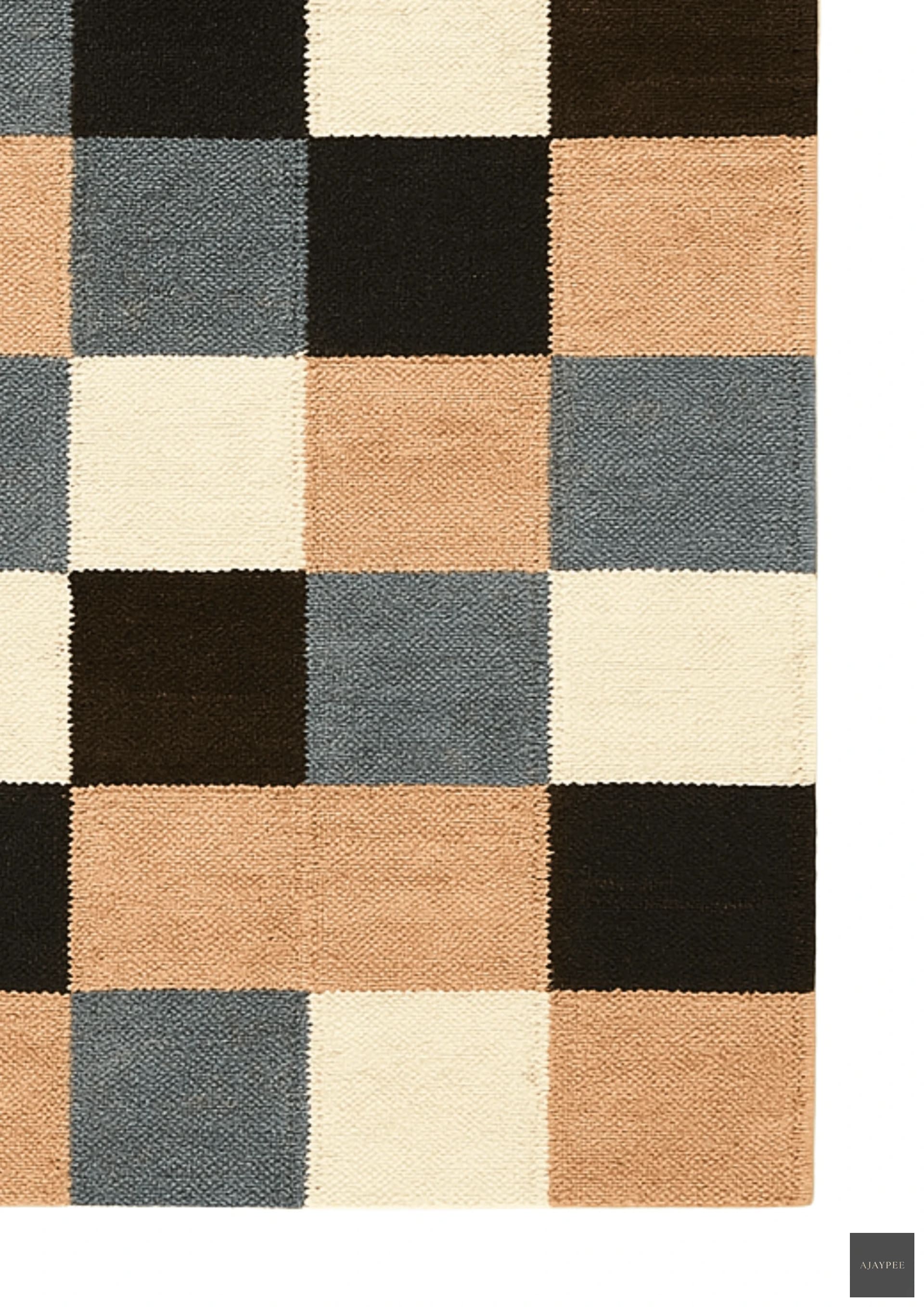 Hemp Handwoven Rug_ Rutan - Hemp - Flatweave - Ajaypee Carpets (Thumbnail 4)