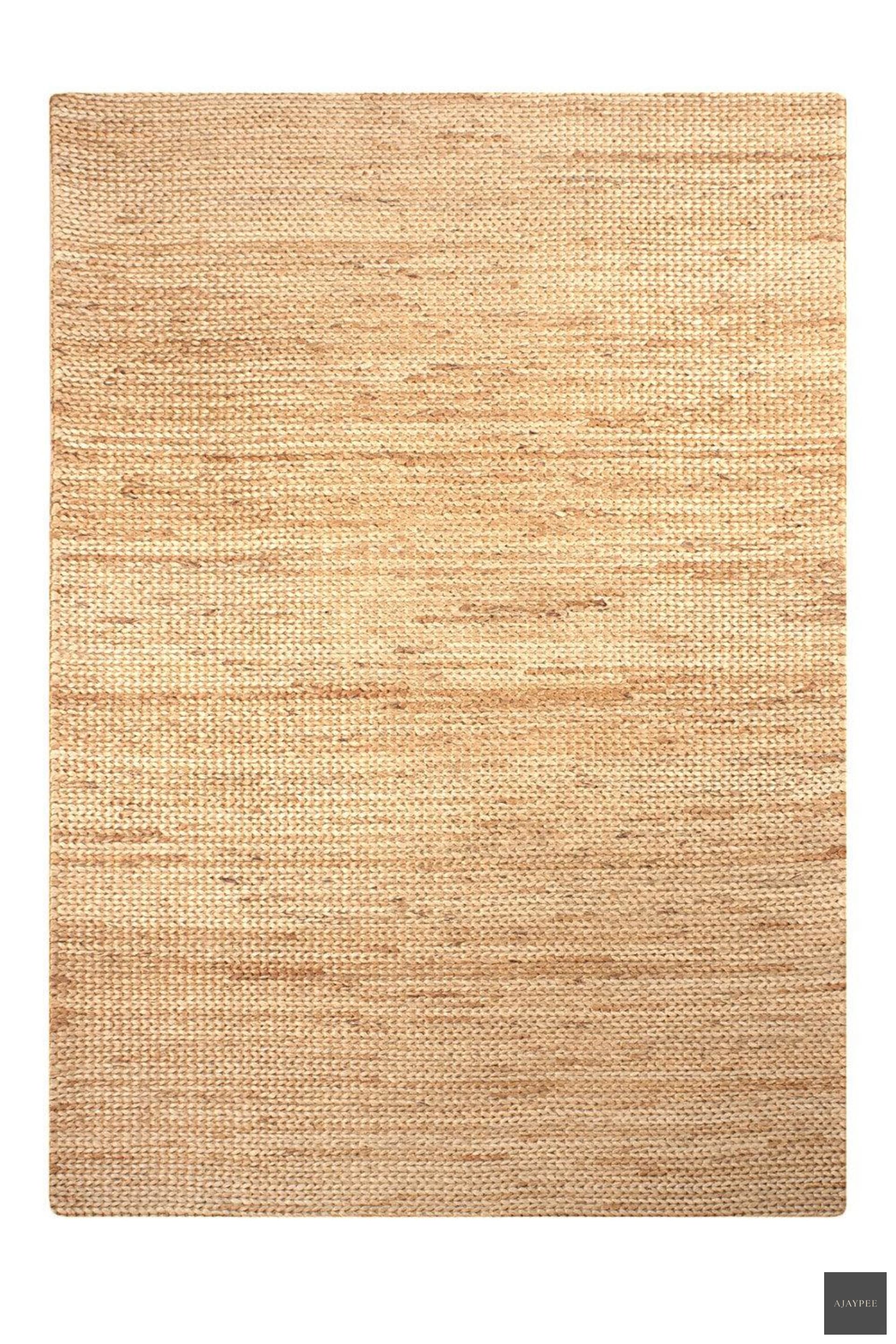 Hemp HandWoven Rug_Braided Pony - Jute - Hand Woven - Ajaypee Carpets (Thumbnail 2)