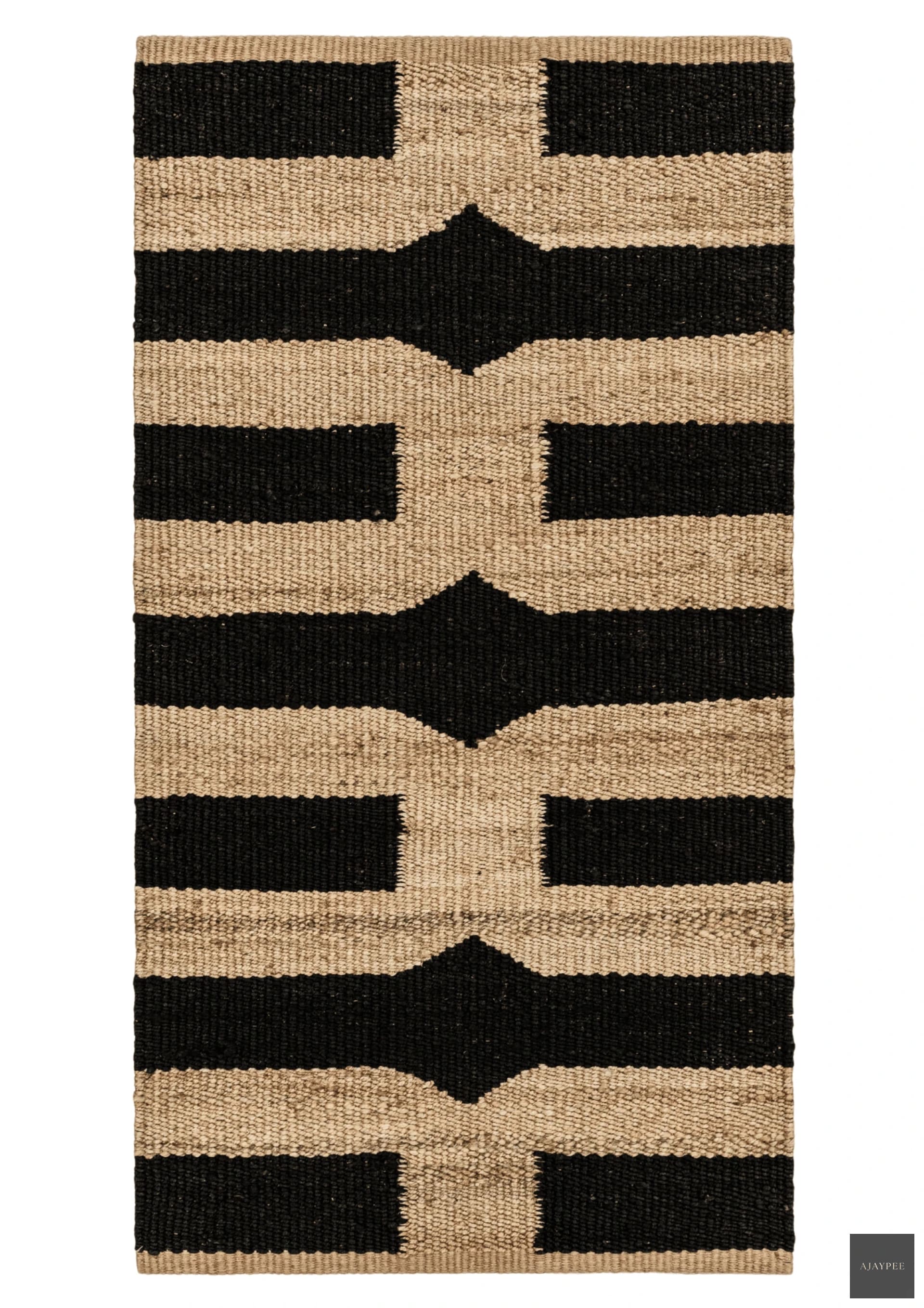 Hemp Handwoven Rug_Dhwani - Jute - Flatweave - Ajaypee Carpets (Thumbnail 3)