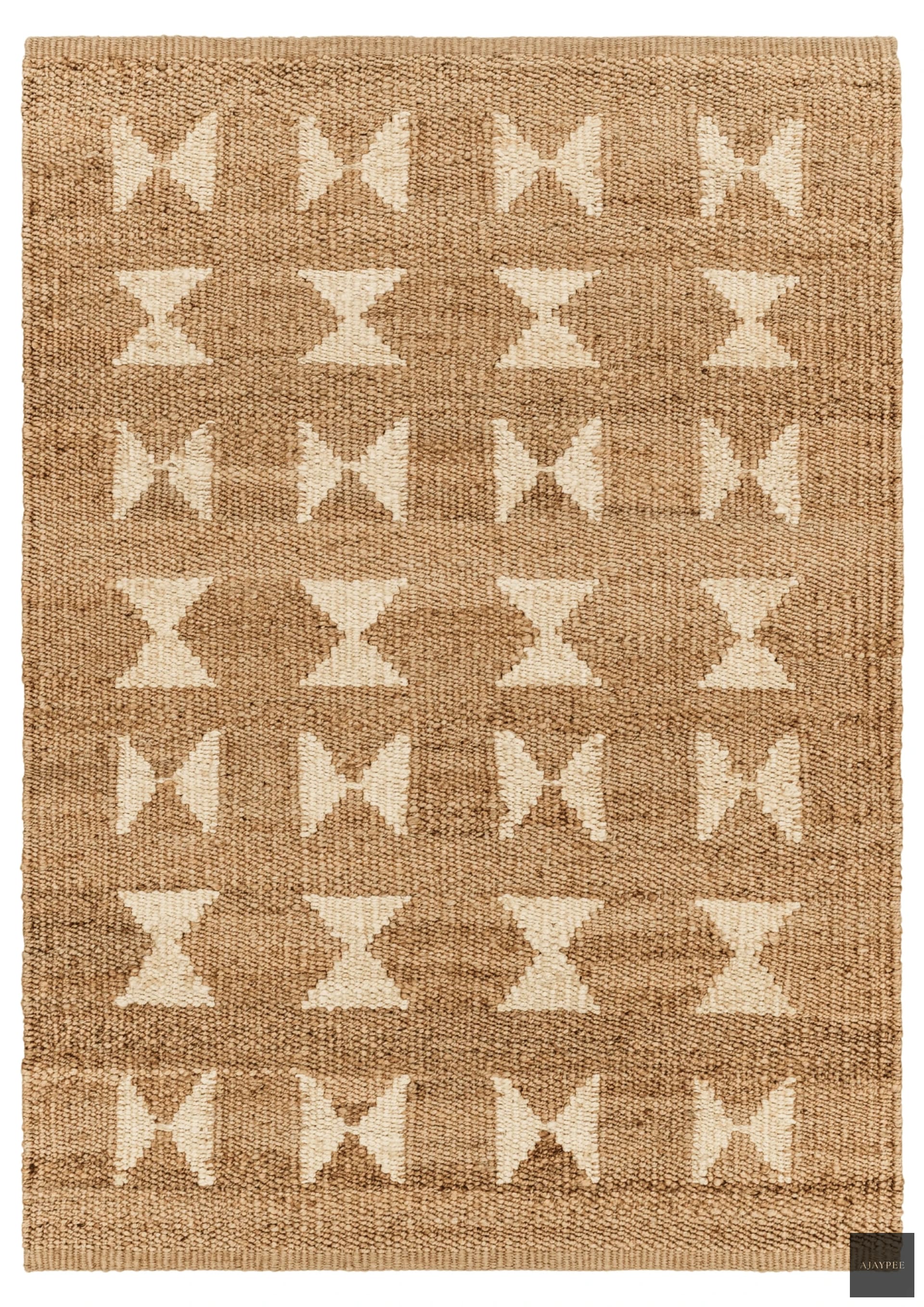 Hemp Handwoven Rug_Shveta Aakar – Jute Flatweave handmade carpet by Ajaypee Carpets