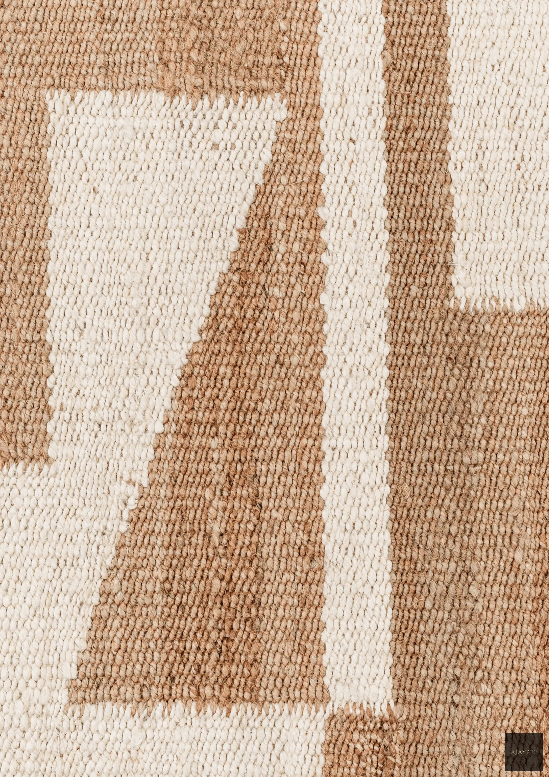 Hemp Handwoven Rug_Tattva - Jute - Flatweave - Ajaypee Carpets (Thumbnail 3)