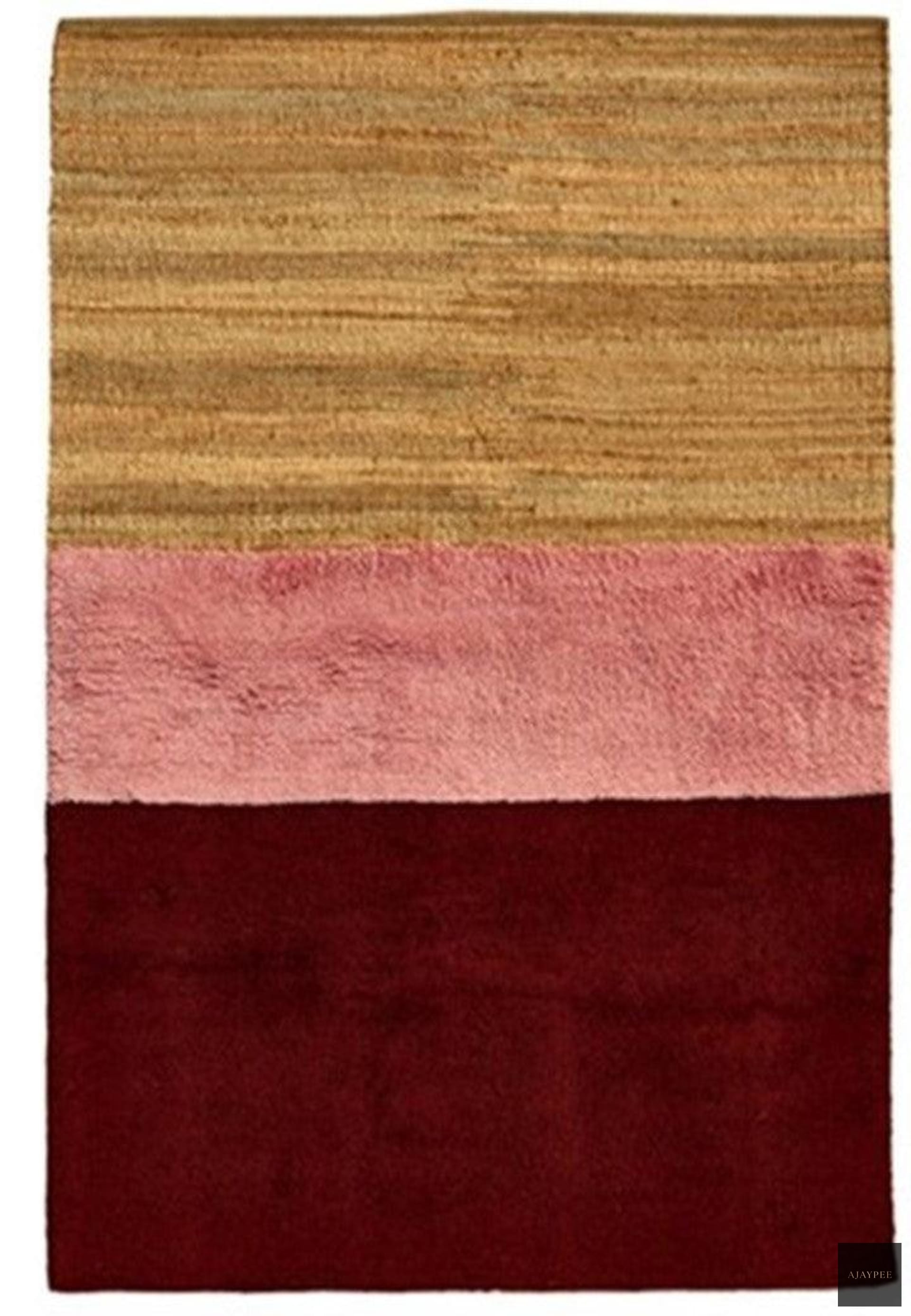 Hemp & Wool Hand knotted Carpet_Sierra – Jute Hand Knotted handmade carpet by Ajaypee Carpets