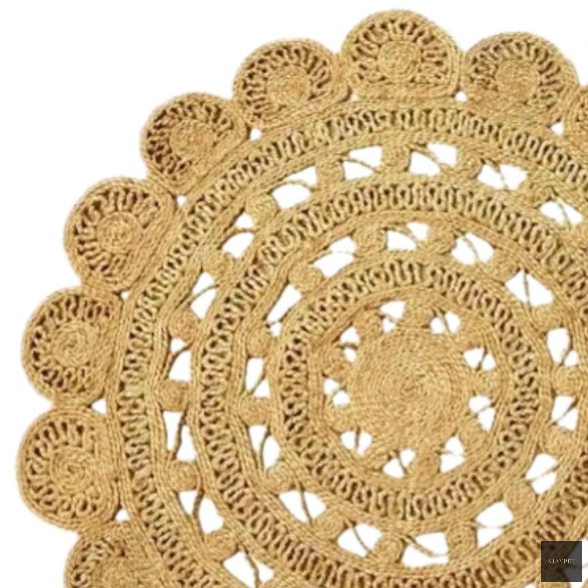Mumbaiii: Hemp Handwoven - Hemp - Hand Woven - Ajaypee Carpets (Thumbnail 2)