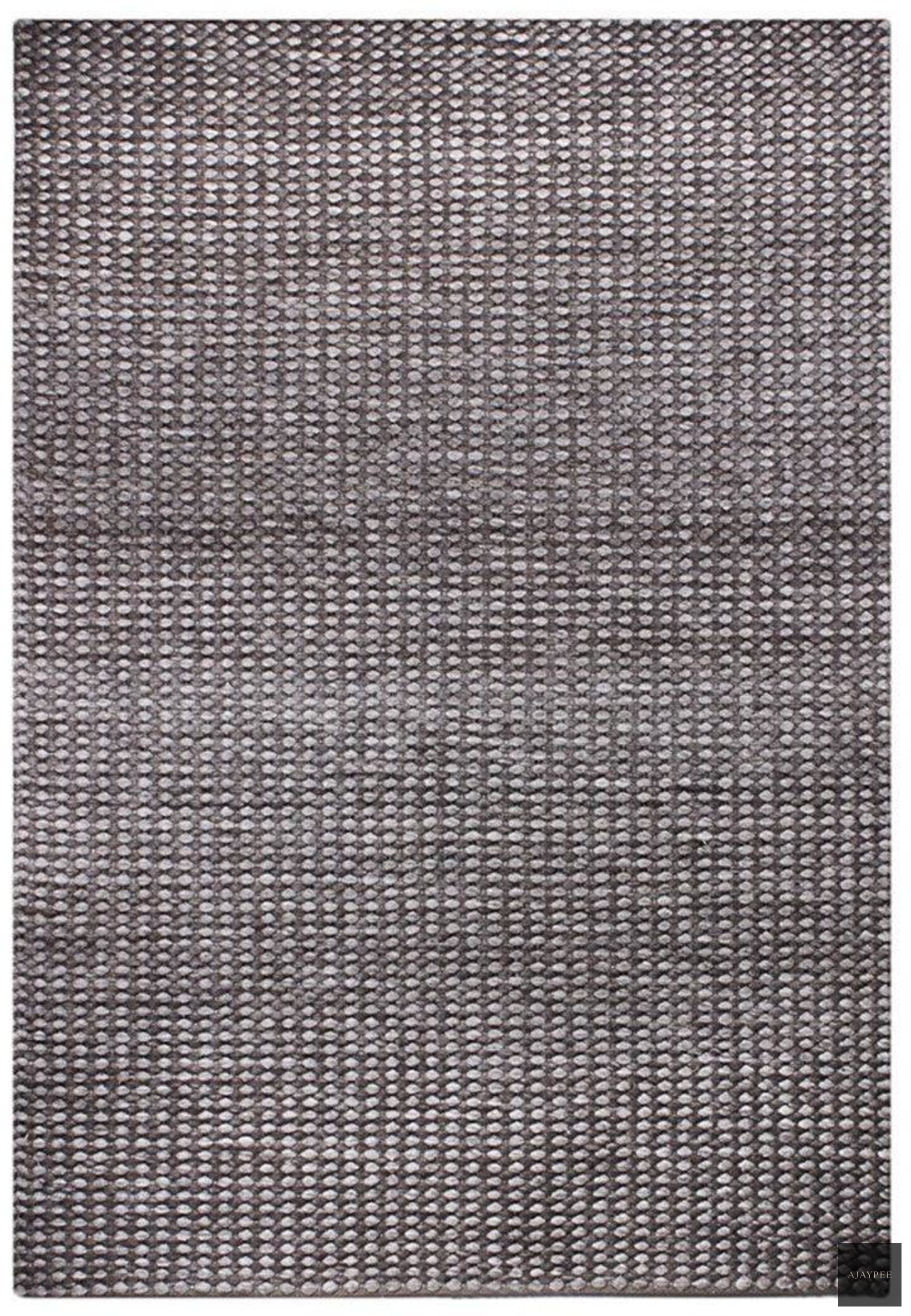 Natural Wool Handwoven Rug_Luna - Cotton - Hand Woven - Ajaypee Carpets