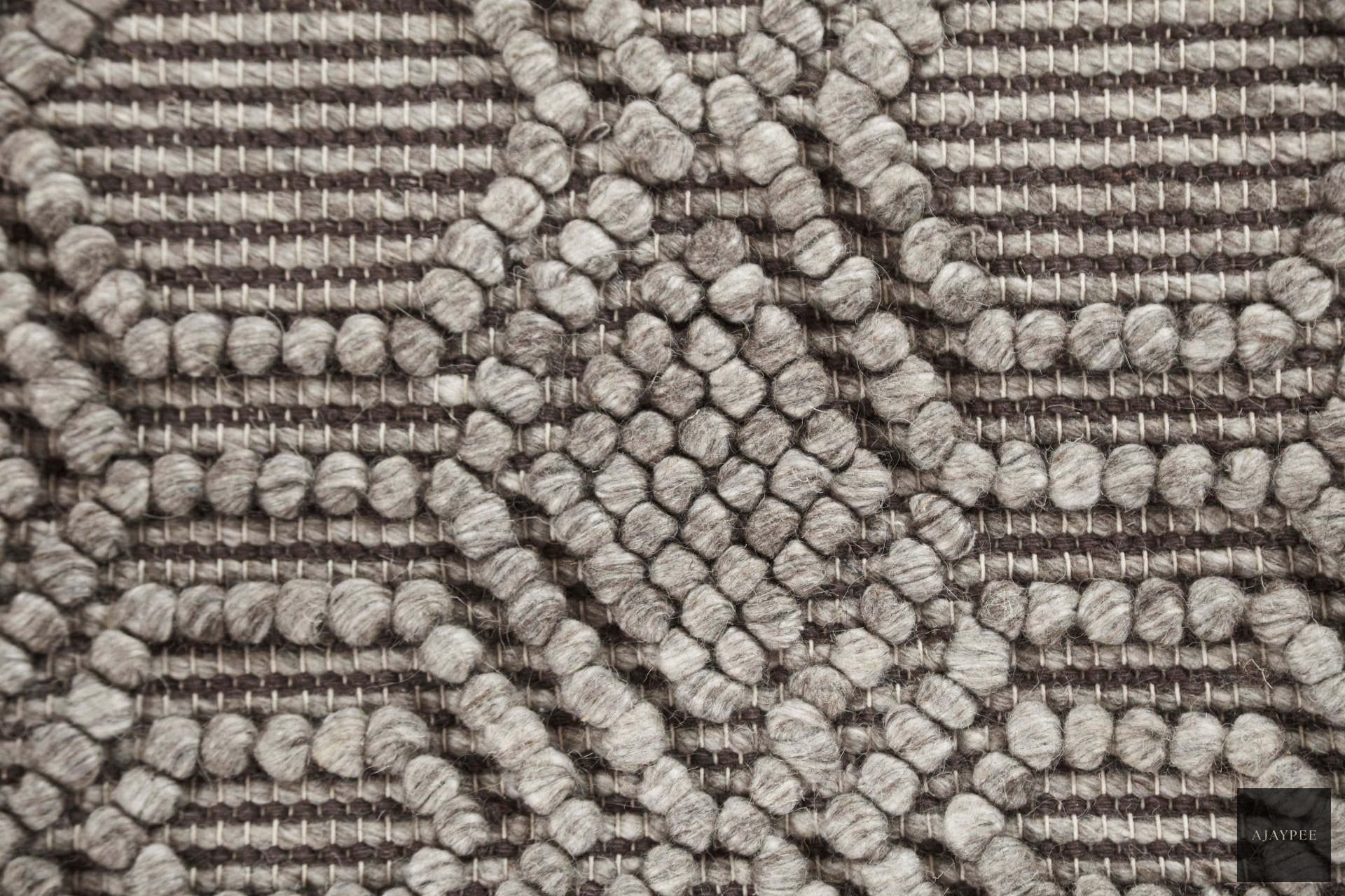 Natural Wool Handwoven Rug_Rio - Cotton - Hand Woven - Ajaypee Carpets (Thumbnail 3)