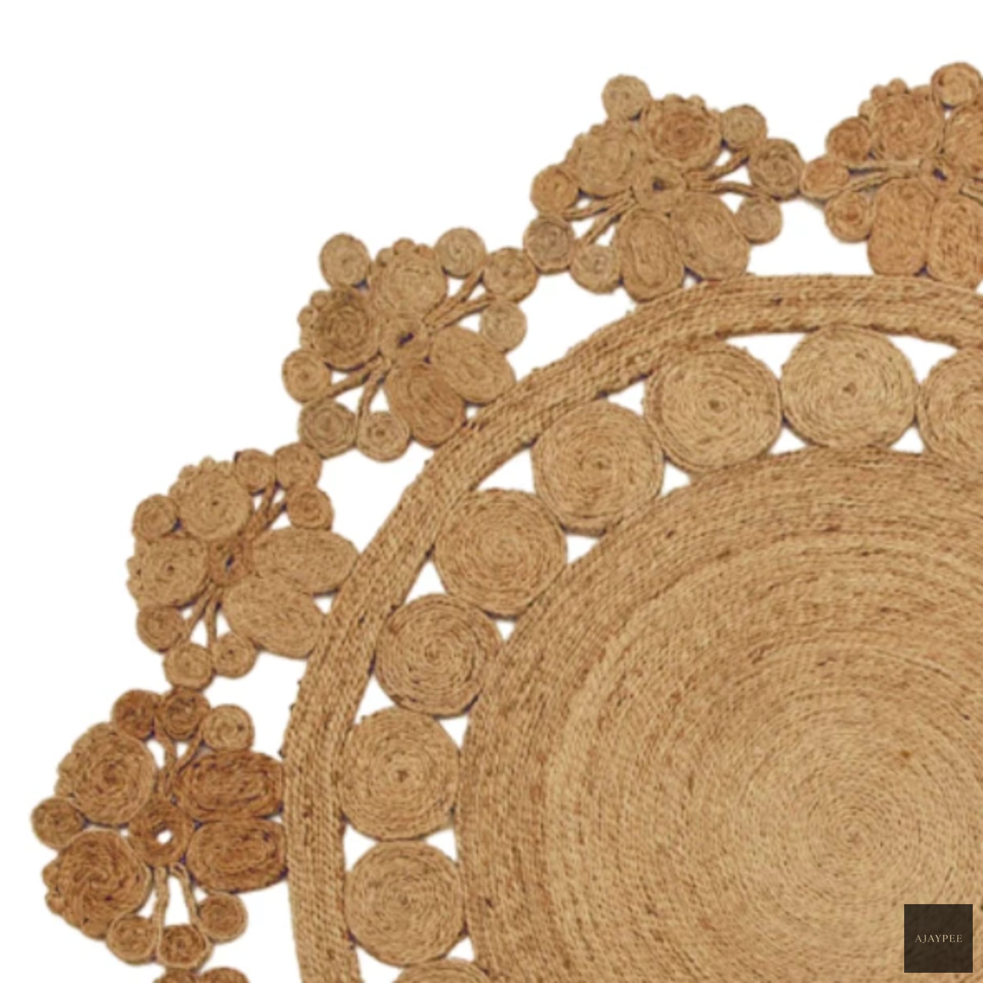 Ooty Hemp Handwoven - Hemp - Flatweave - Ajaypee Carpets (Thumbnail 2)