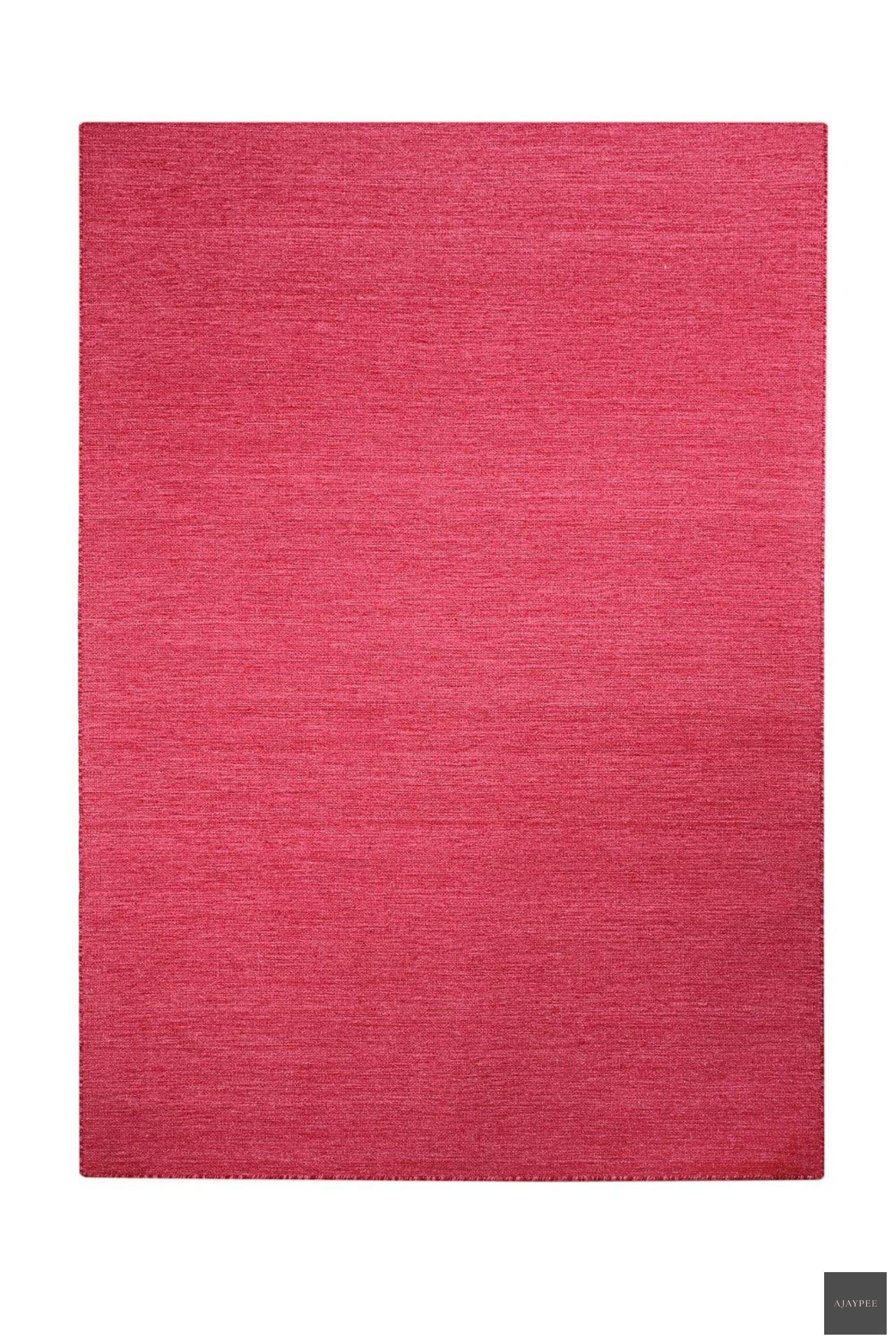 Wool Handwoven Rug_Plauf - Cotton - Flatweave - Ajaypee Carpets (Thumbnail 4)
