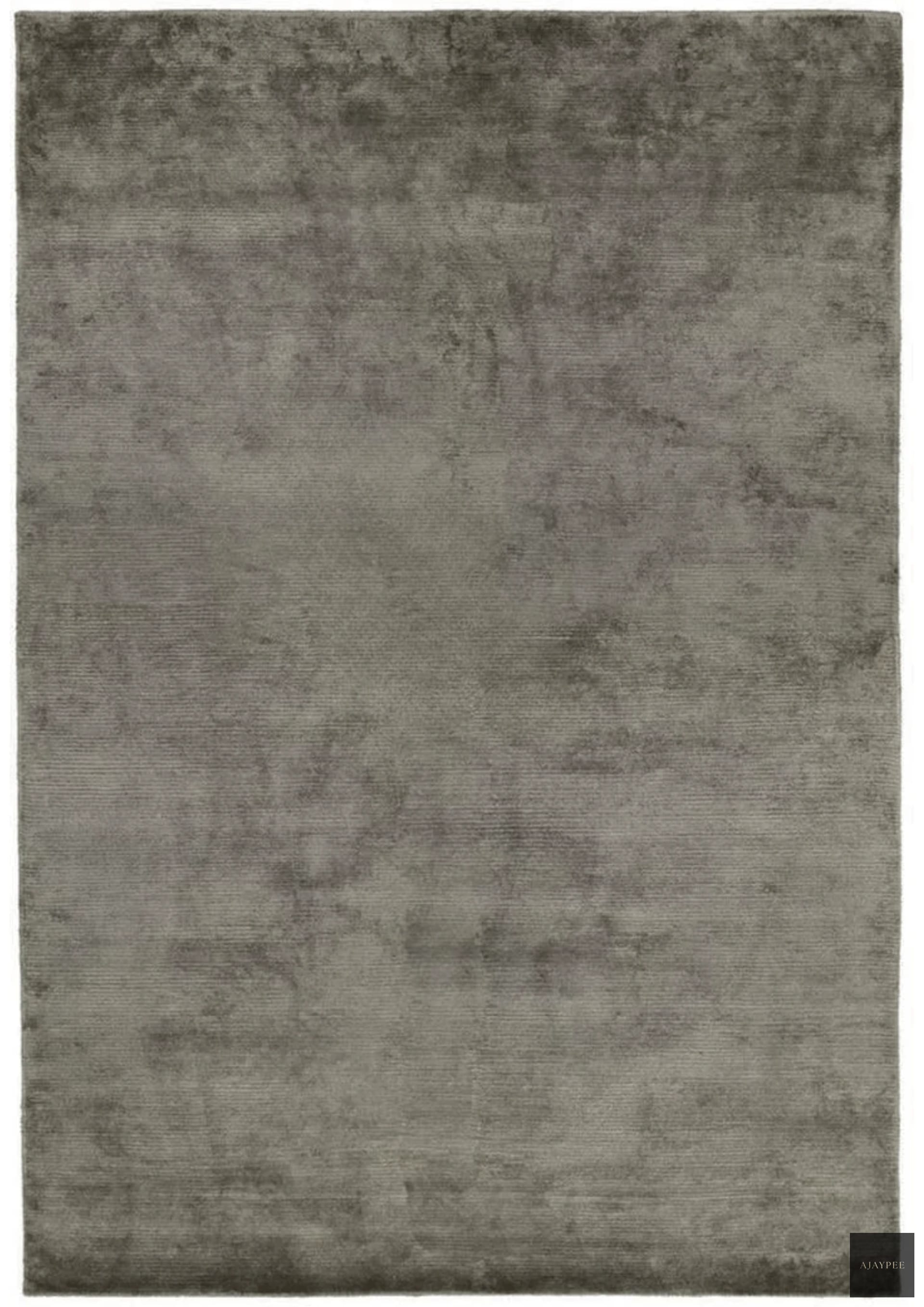 Viscose HandKnotted Carpet_ Pile Grey - Cotton - Hand Knotted - Ajaypee Carpets