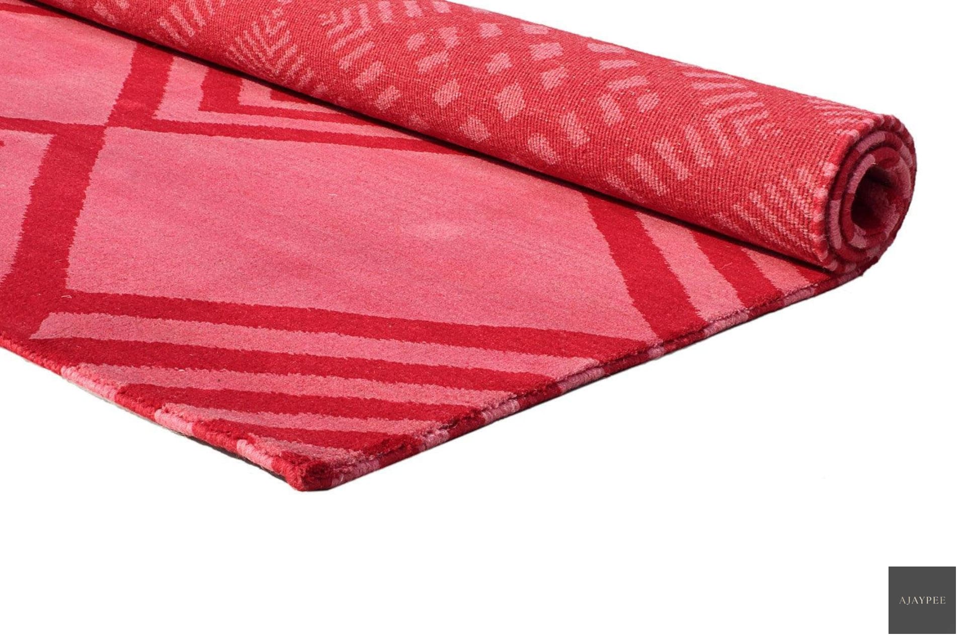 Wool HandKnotted Carpet-Crimson Classic - Cotton - Hand Knotted - Ajaypee Carpets (Detail)