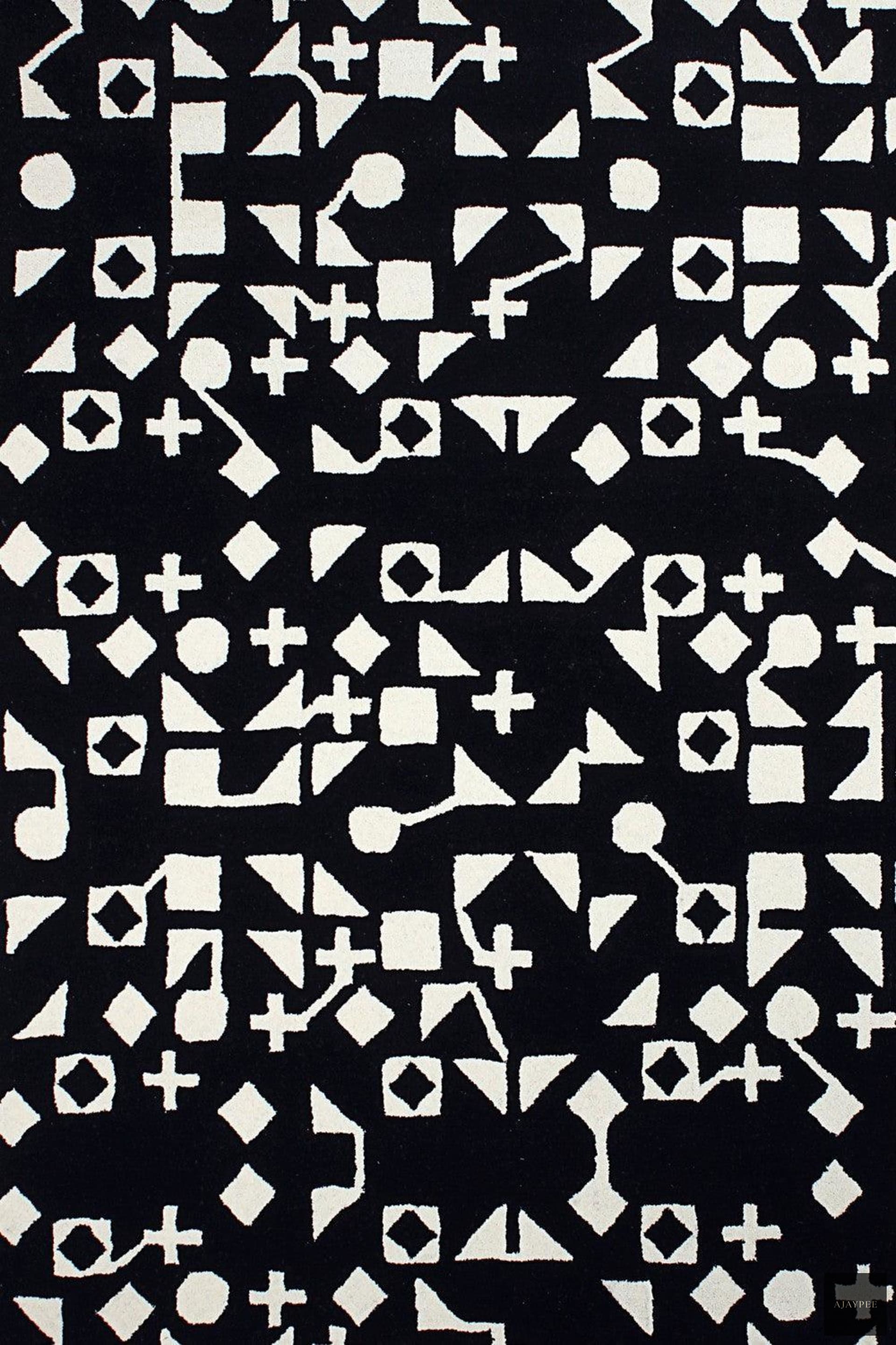 Wool HandTufted Carpet : Formas - Cotton - Hand Woven - Ajaypee Carpets (Thumbnail 4)