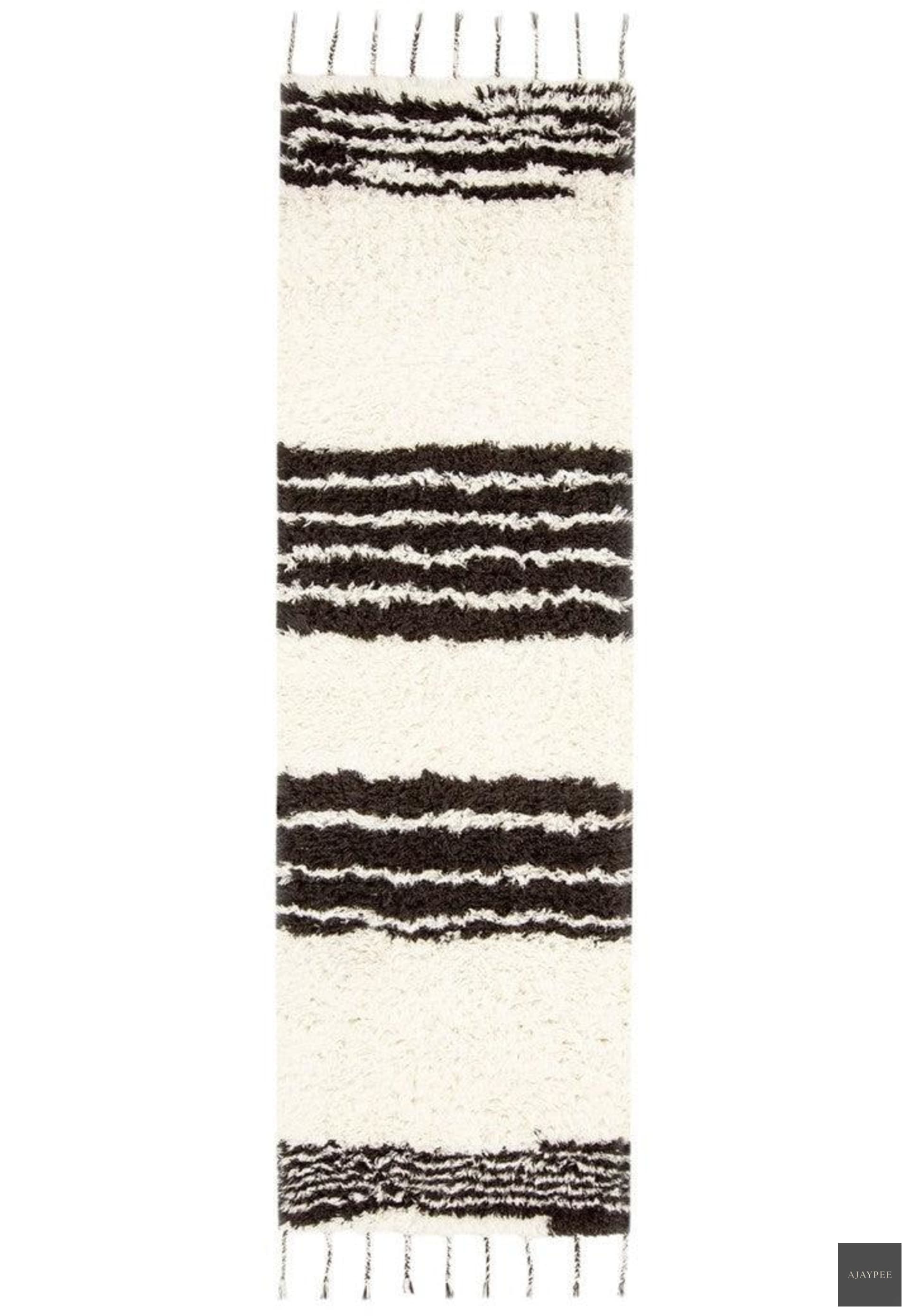 Wool HandTufted Carpet - Greta Stripe – Cotton Hand Tufted handmade carpet by Ajaypee Carpets