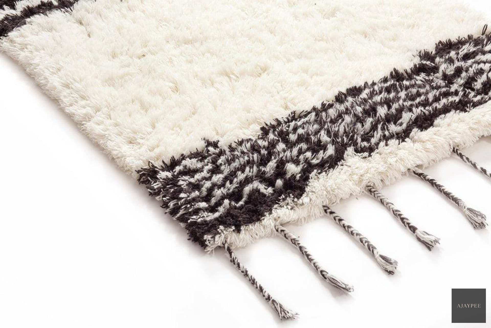 Wool HandTufted Carpet - Greta Stripe - Cotton - Hand Tufted - Ajaypee Carpets (Thumbnail 2)