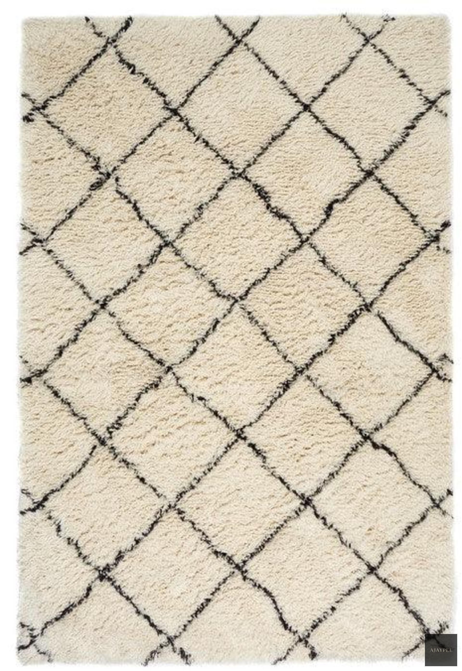 Wool Handtufted Carpet - Moda Putty - Cotton - Hand Woven - Ajaypee Carpets (Thumbnail 4)