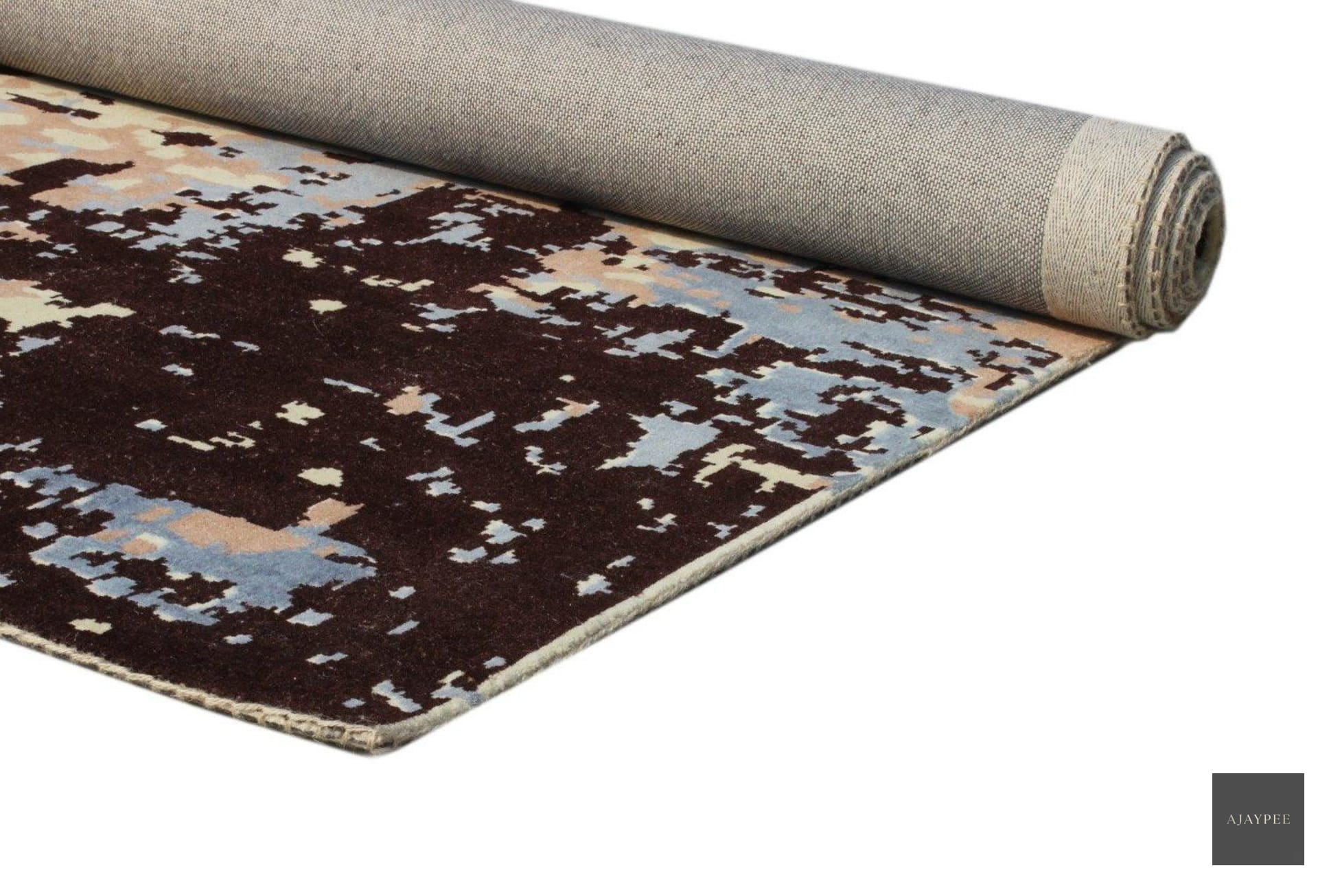 Wool HandTufted Carpet-TEX - Cotton - Hand Tufted - Ajaypee Carpets (Detail)