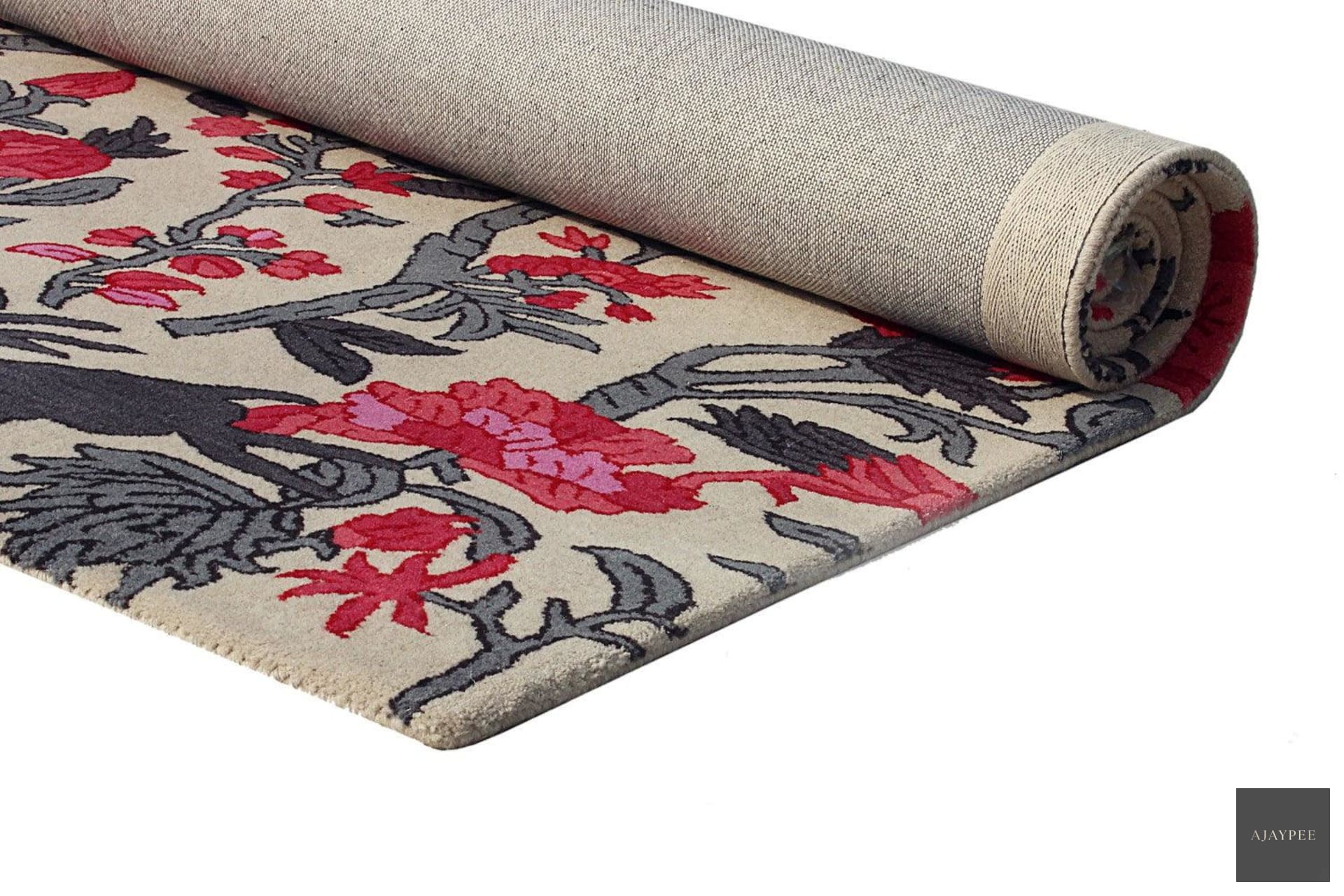 Wool HandTufted Carpet-Selva - Cotton - Hand Knotted - Ajaypee Carpets (Thumbnail 2)