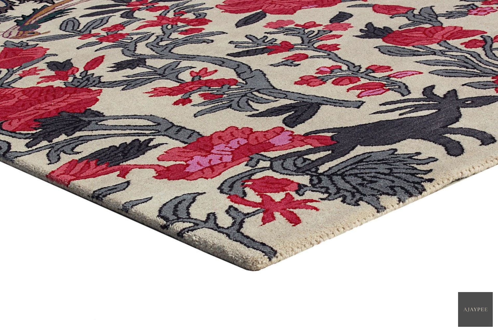Wool HandTufted Carpet-Selva - Cotton - Hand Knotted - Ajaypee Carpets (Thumbnail 4)