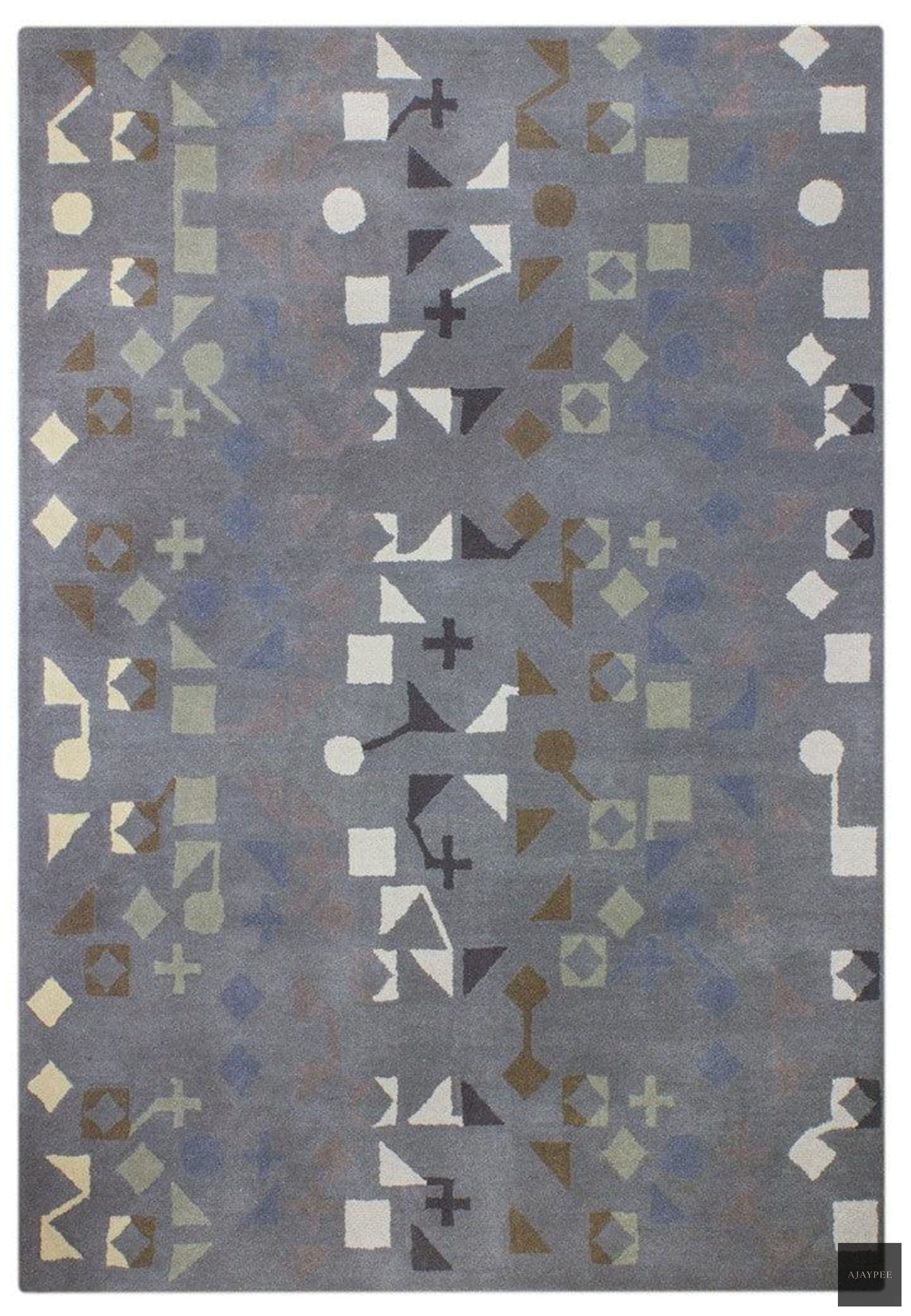Wool HandTufted Carpet-Wog - Cotton - Hand Tufted - Ajaypee Carpets (Thumbnail 3)