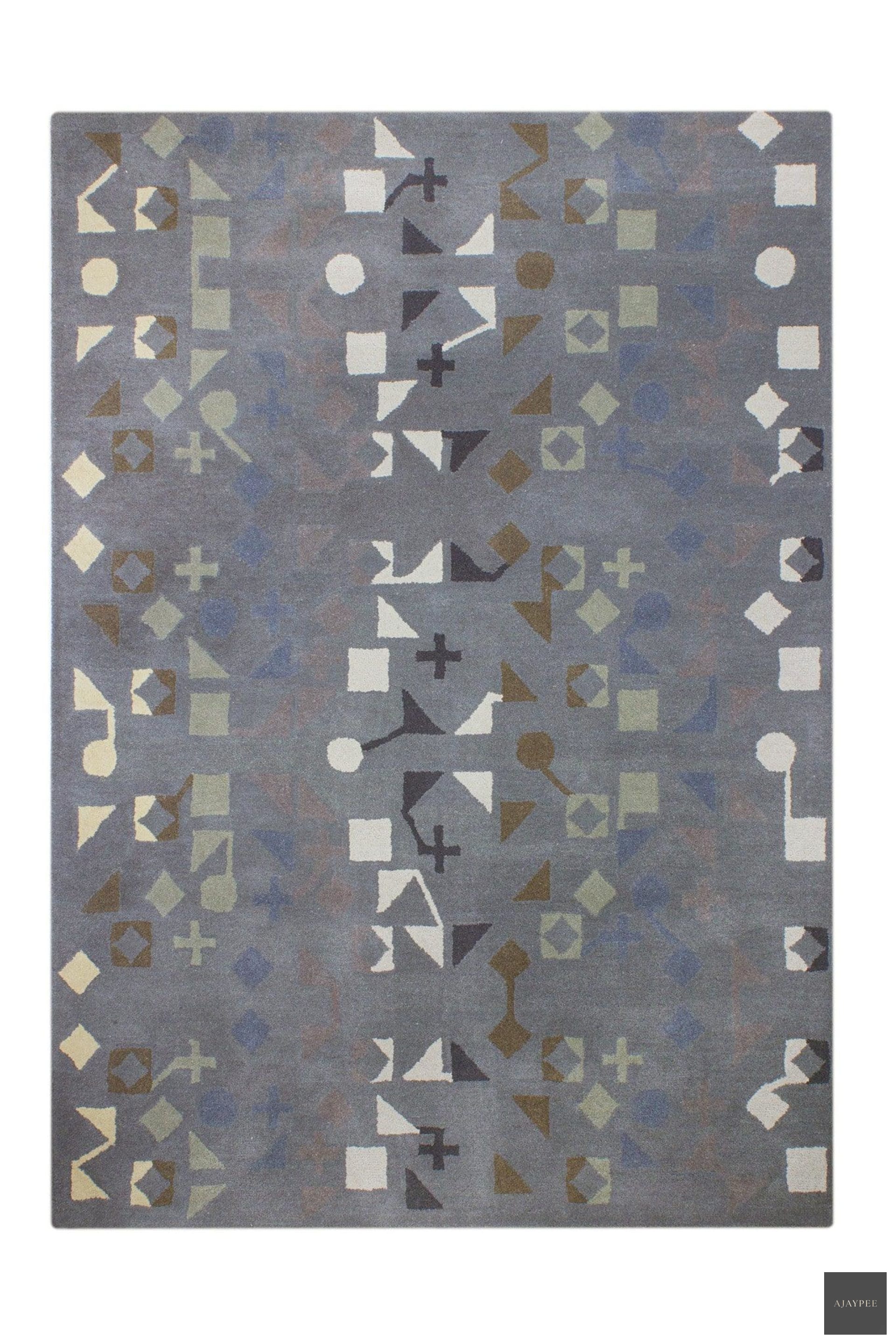 Wool HandTufted Carpet-Wog - Cotton - Hand Tufted - Ajaypee Carpets (Thumbnail 4)