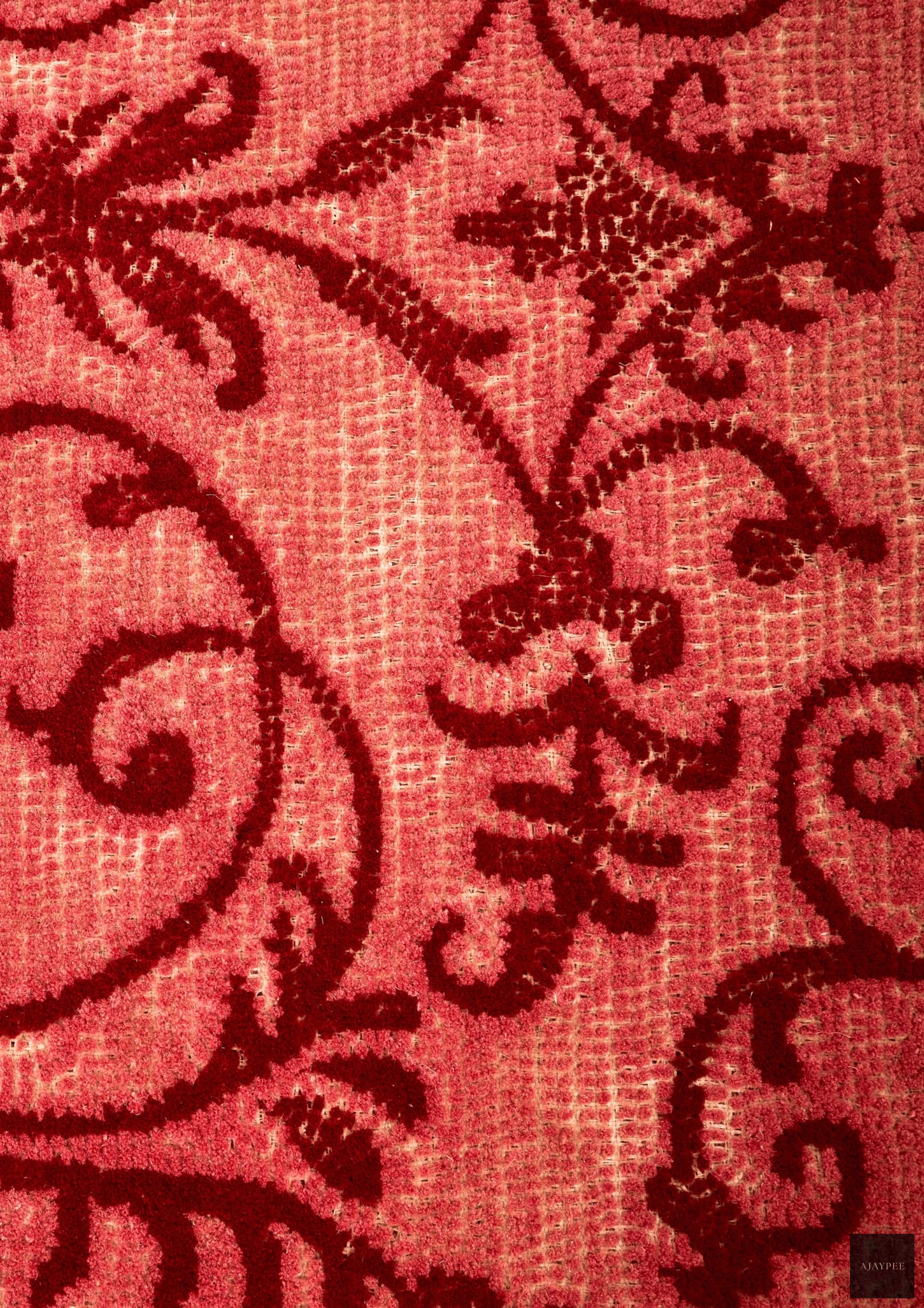 Wool HandTufted Carpet : Wooshor - Cotton - Hand Tufted - Ajaypee Carpets (Detail)