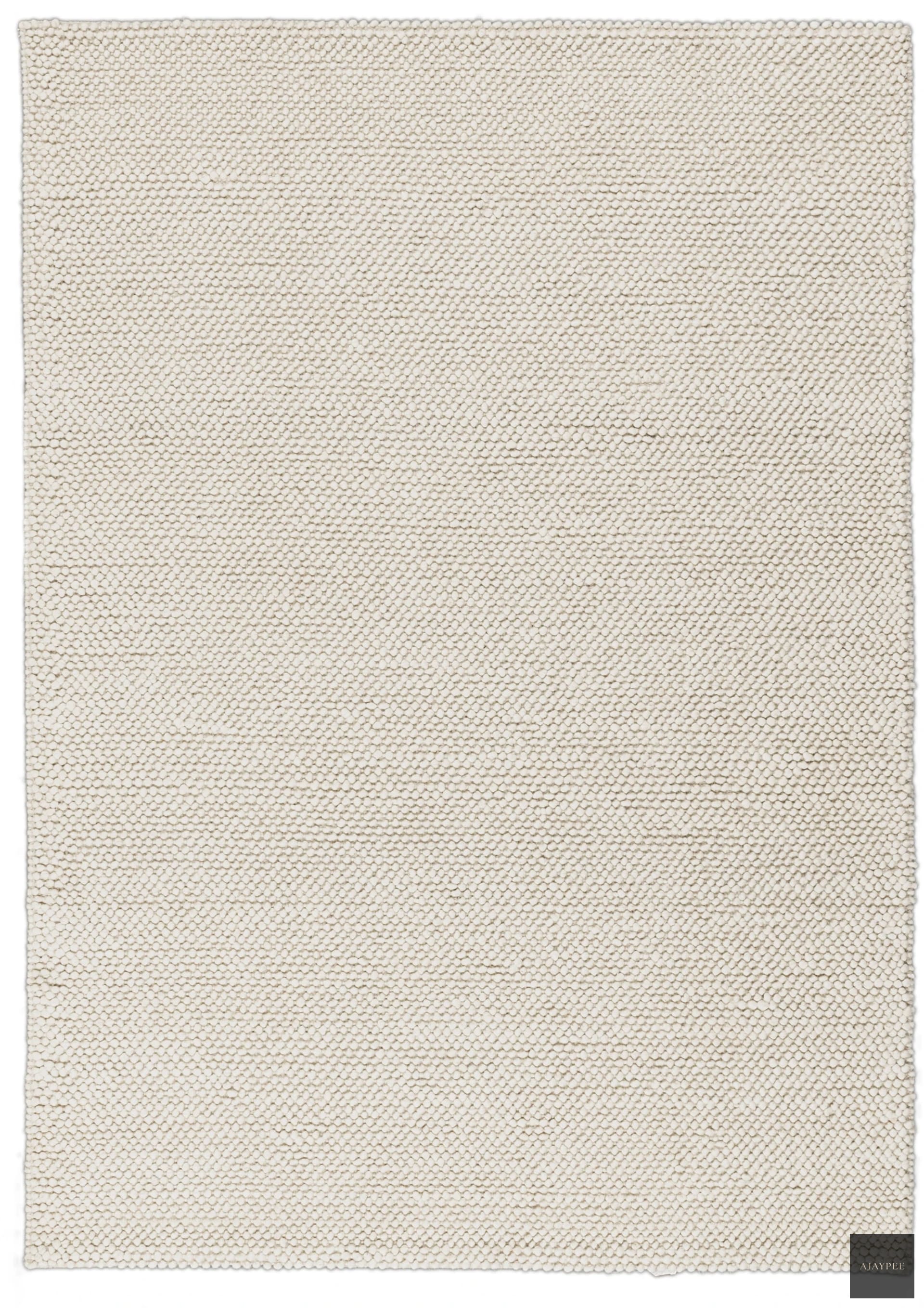 Wool HandWoven Rug: Popcorn Loop - Cotton - Hand Woven - Ajaypee Carpets
