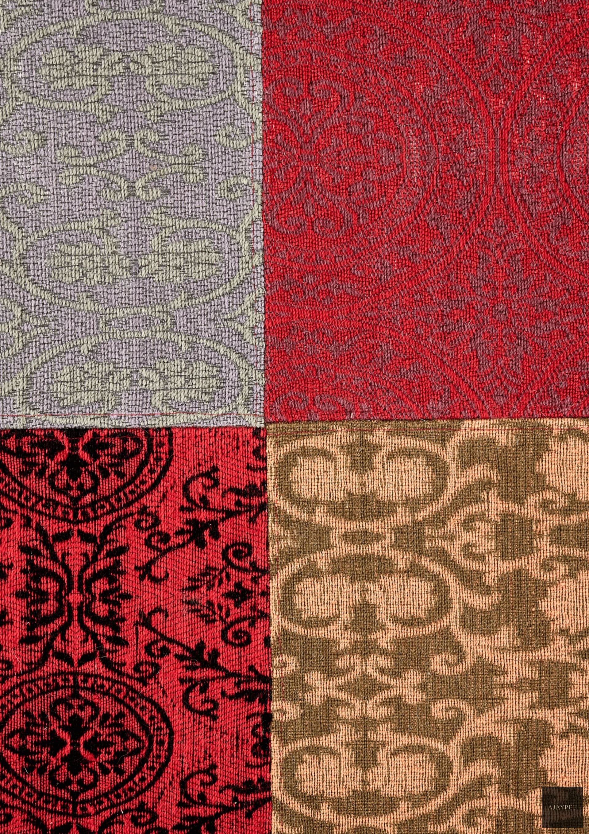 Woolen & Cotton Handtufted Carpet _ Néora - Cotton - Hand Tufted - Ajaypee Carpets (Detail)