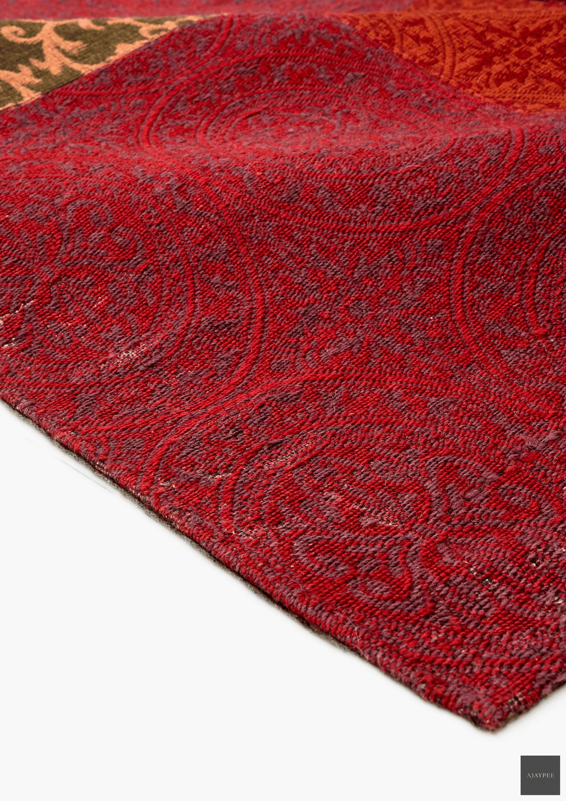 Woolen & Cotton Handtufted Carpet _ Néora - Cotton - Hand Tufted - Ajaypee Carpets (Thumbnail 3)